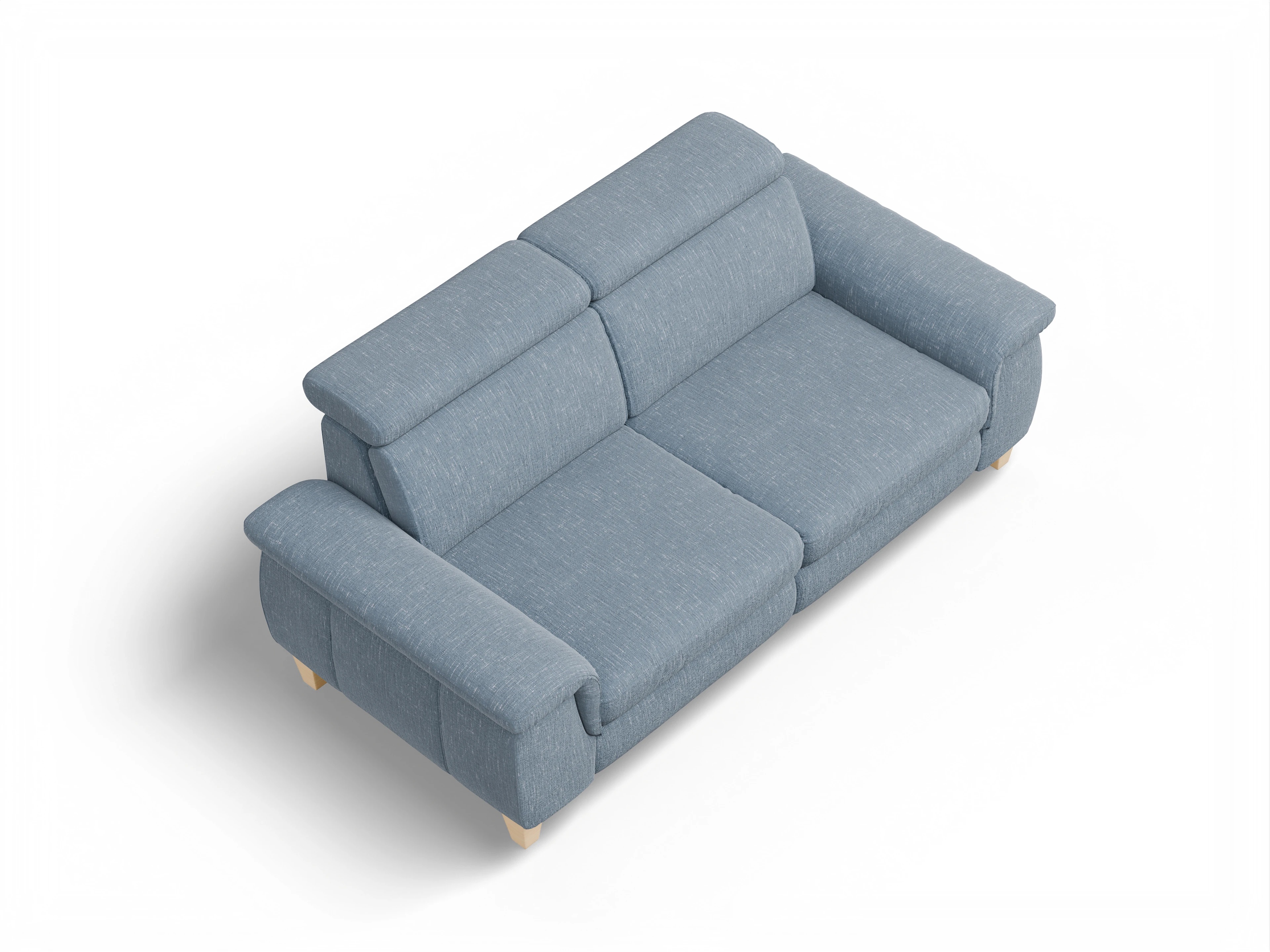 Ansicht des Produktes München 2,5-Sitzer Sofa in Stoff Blau