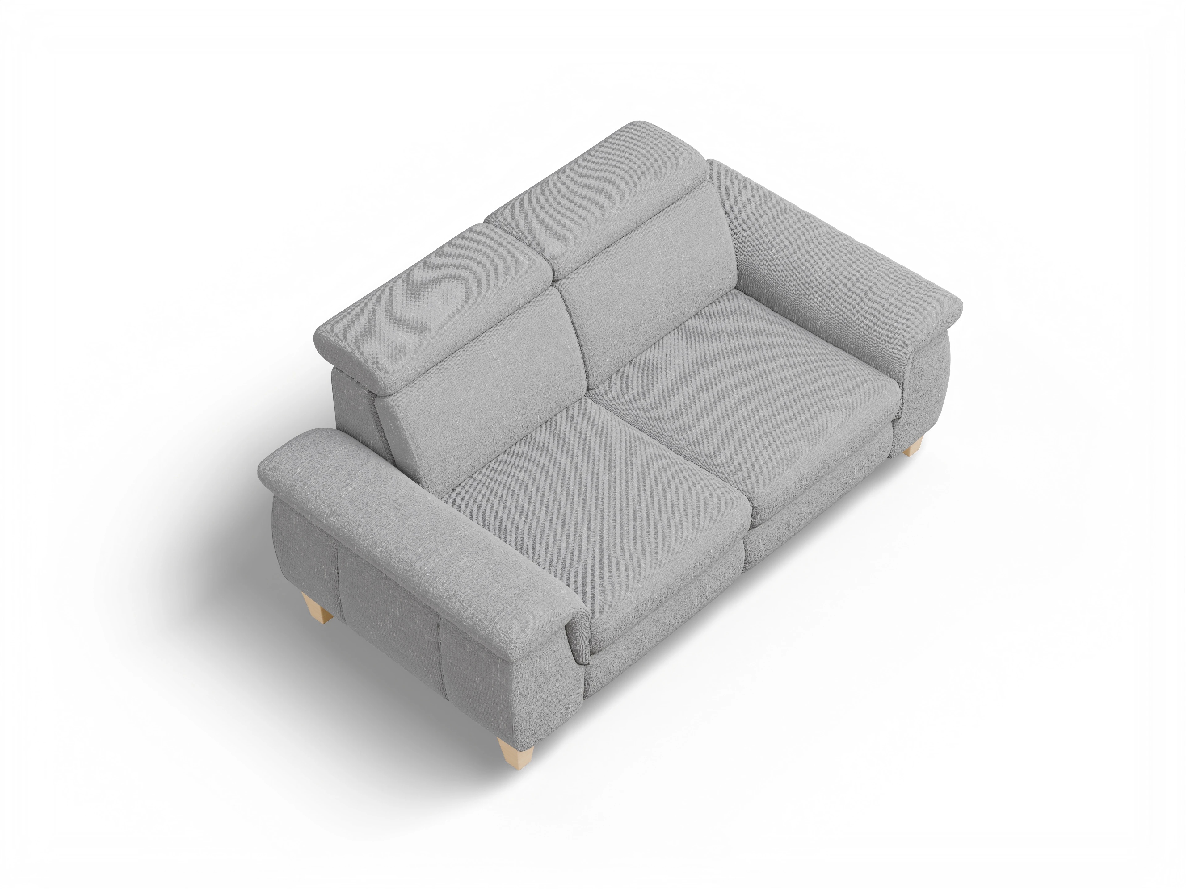 Ansicht des Produktes München 2-Sitzer Sofa in Stoff Grau