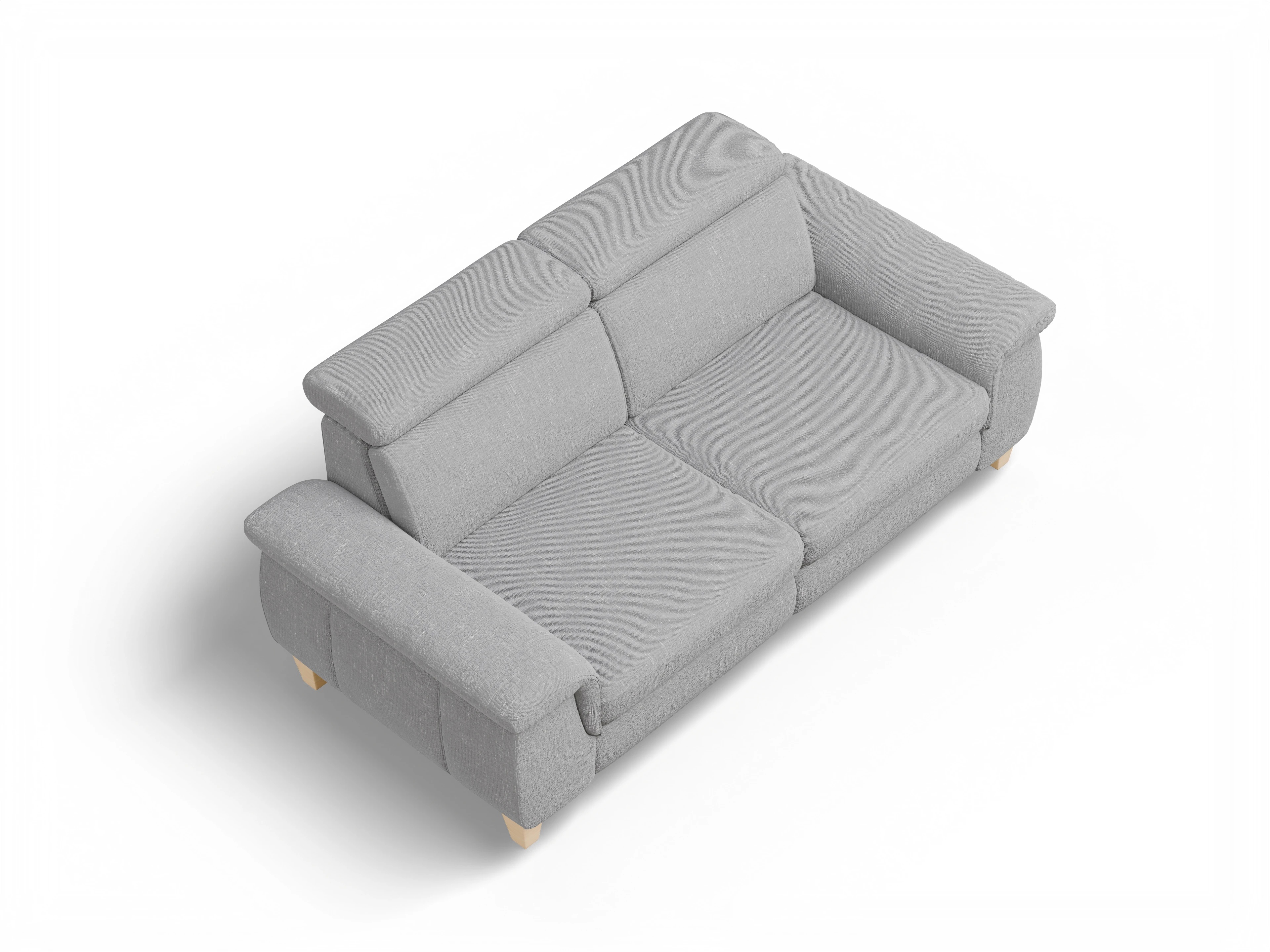 Ansicht des Produktes München 2,5-Sitzer Sofa in Stoff Grau