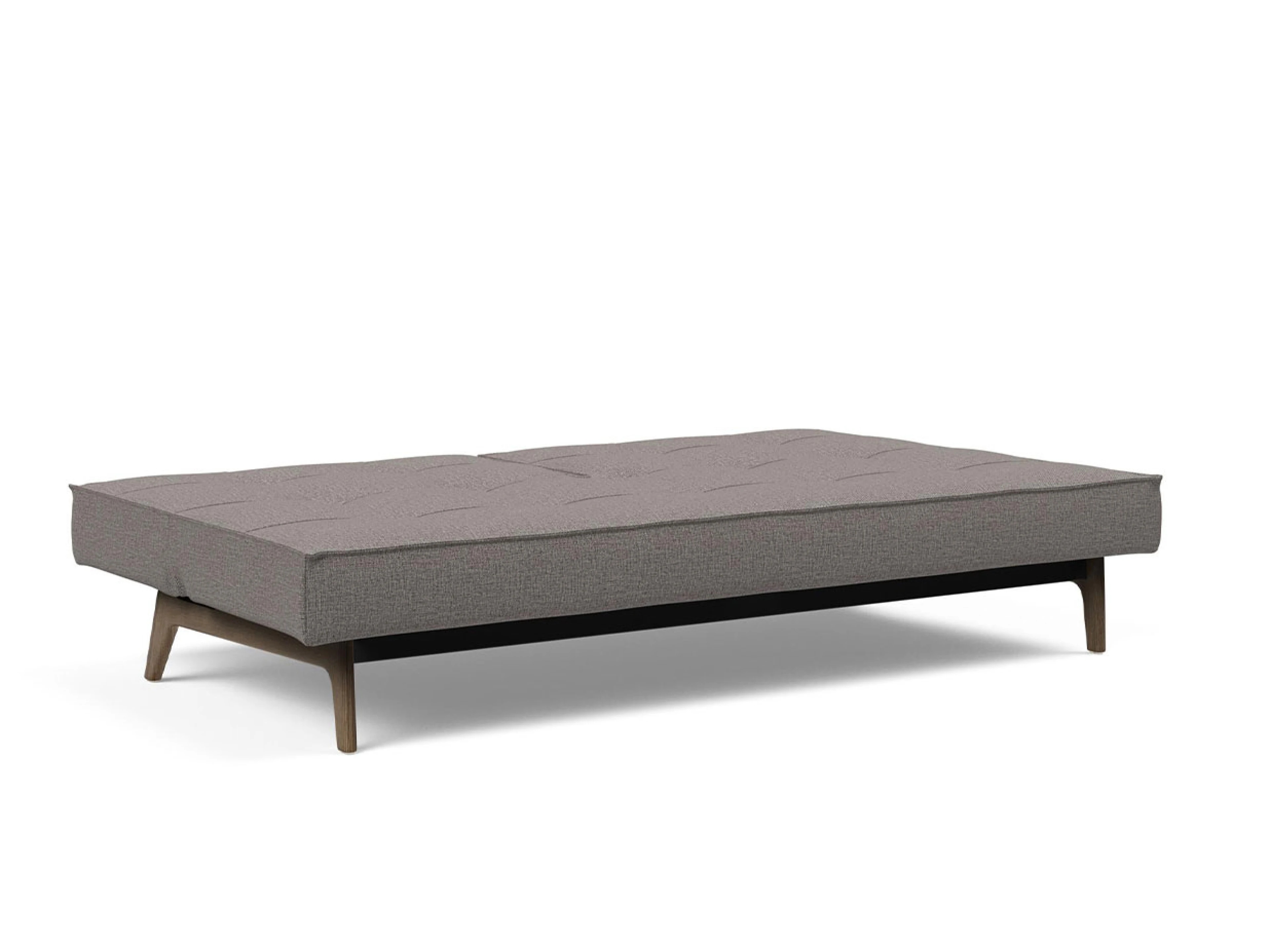 Ansicht des Produktes Splitback Schlafsofa Querschläfer in Stoff Grau