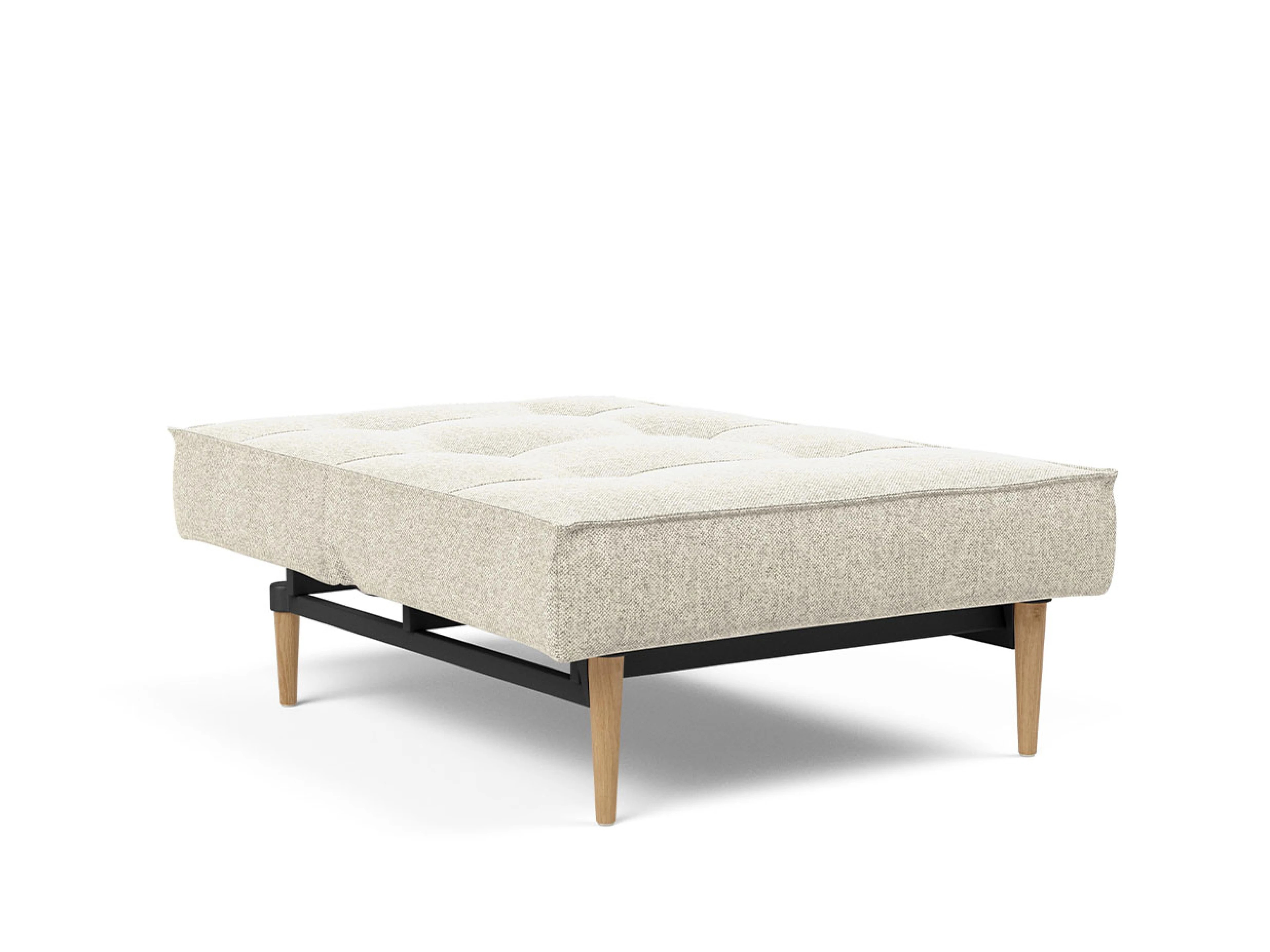 Ansicht des Produktes Splitback Hocker in Stoff Beige