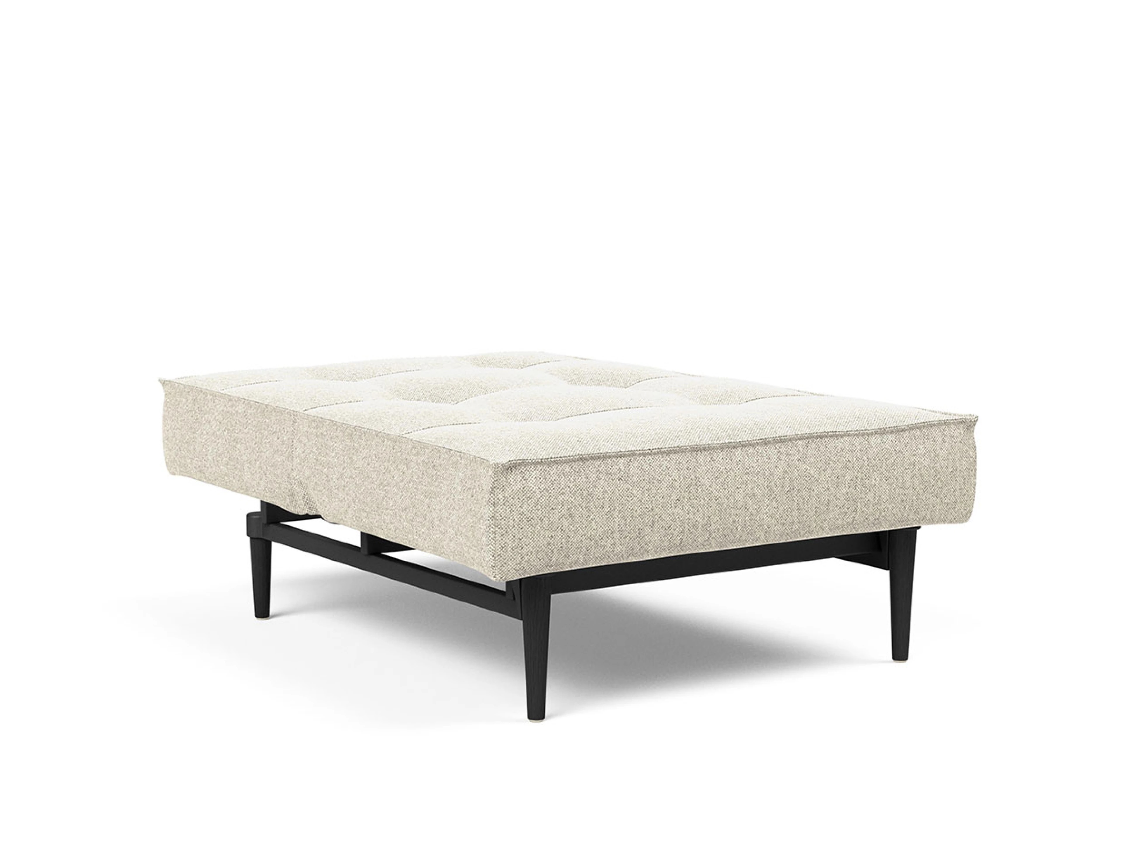 Ansicht des Produktes Splitback Hocker in Stoff Beige