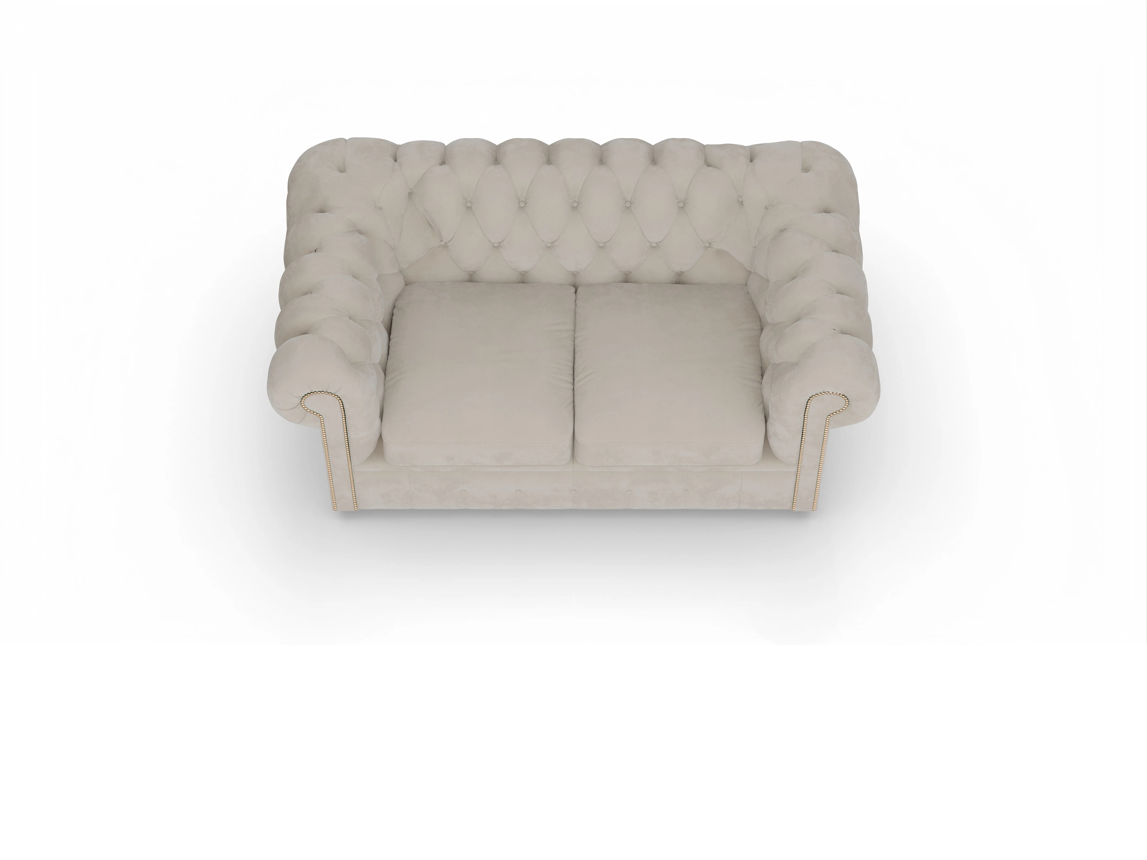 Ansicht des Produktes Brighton 2-Sitzer Sofa in Stoff Beige