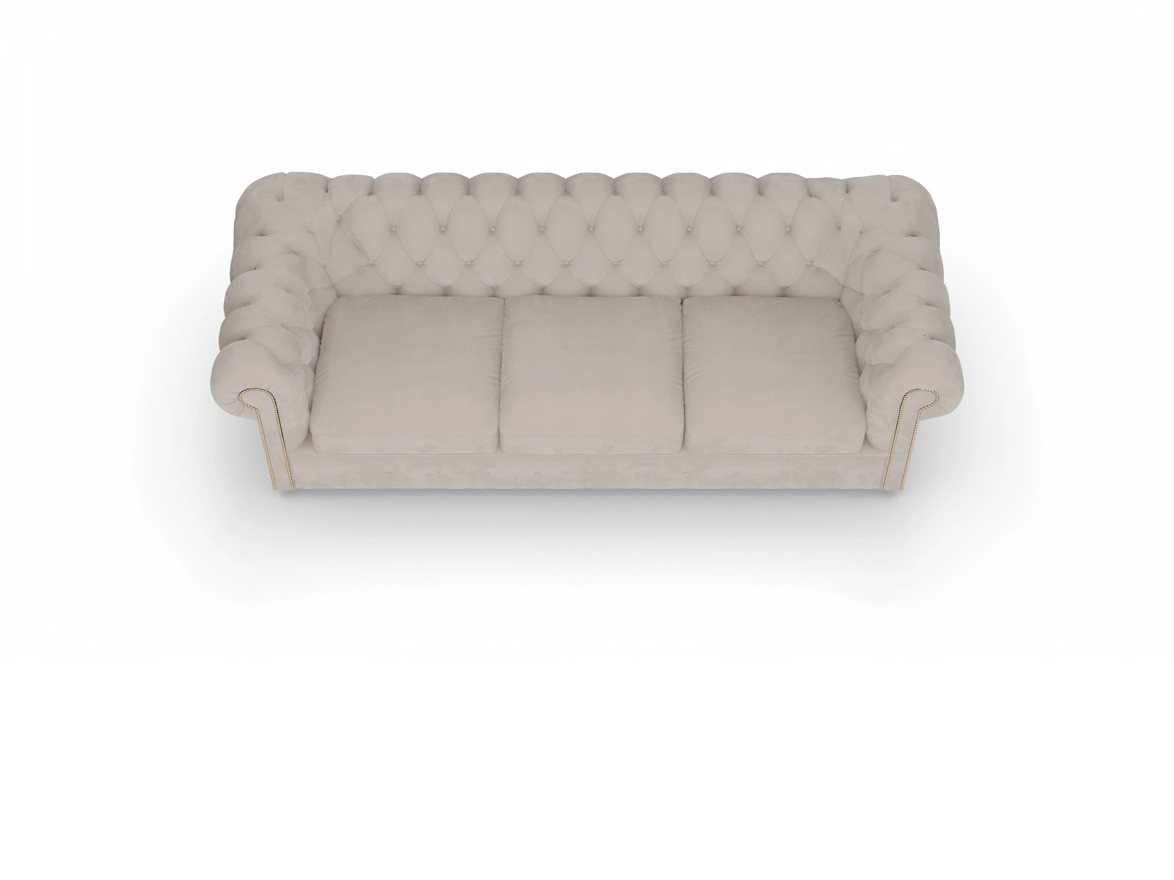 Ansicht des Produktes Brighton 4-Sitzer Sofa in Stoff Beige