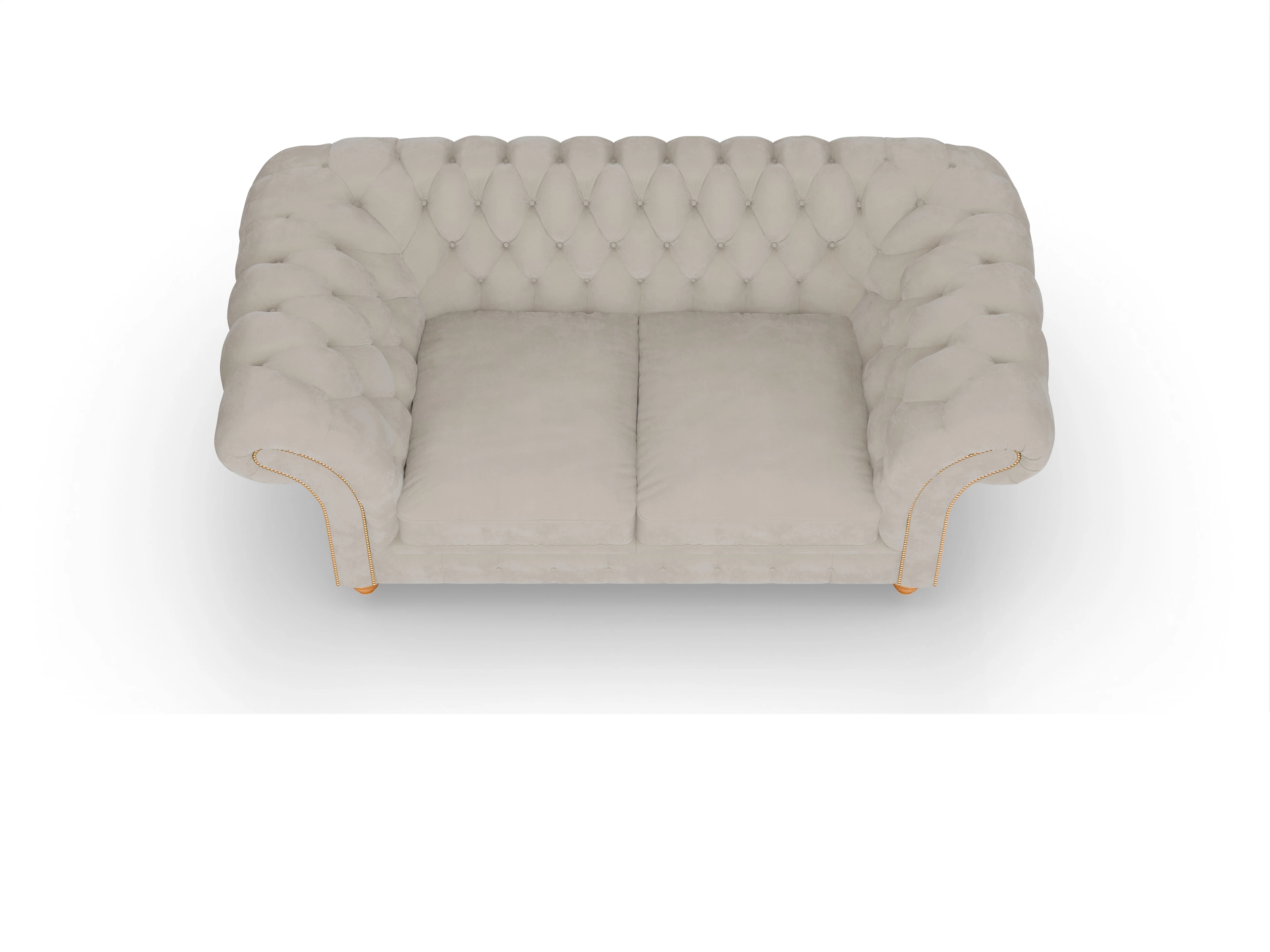 Ansicht des Produktes Knightsbridge 2-Sitzer Sofa in Stoff Beige