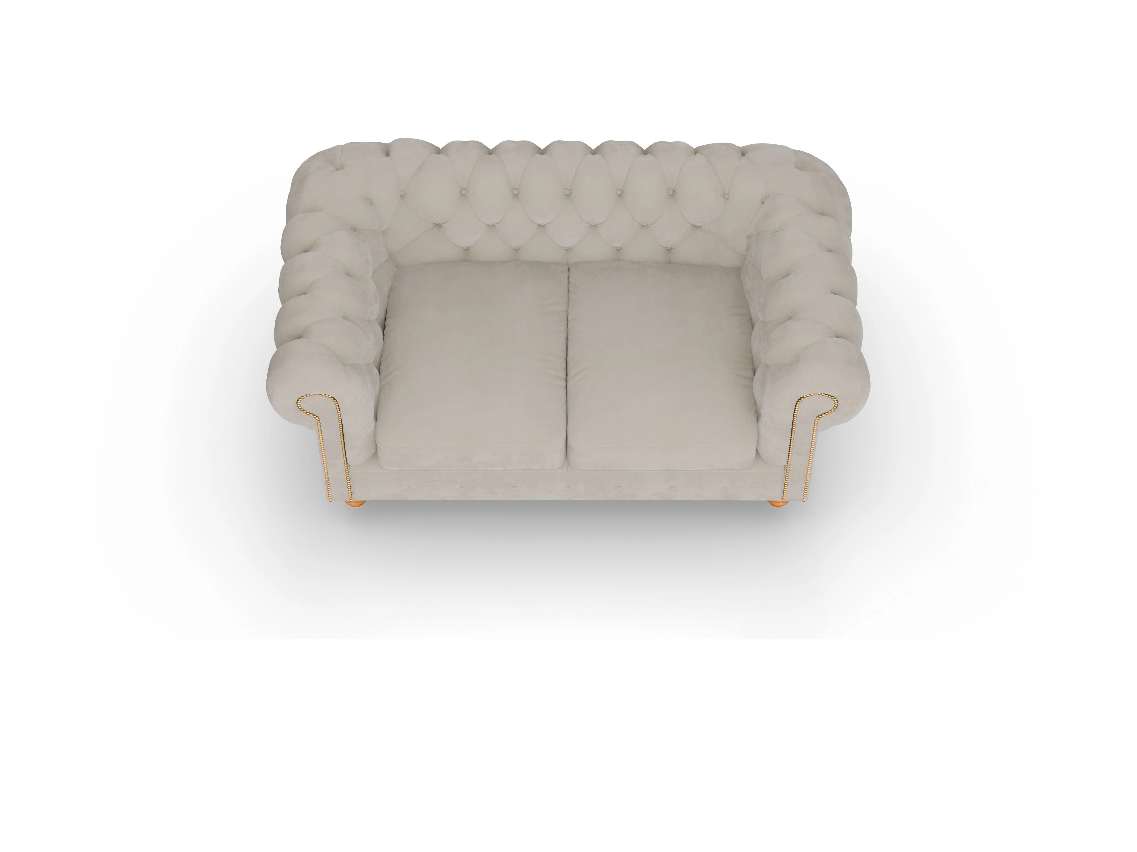 Ansicht des Produktes Trafalgar 2-Sitzer Sofa in Stoff Beige