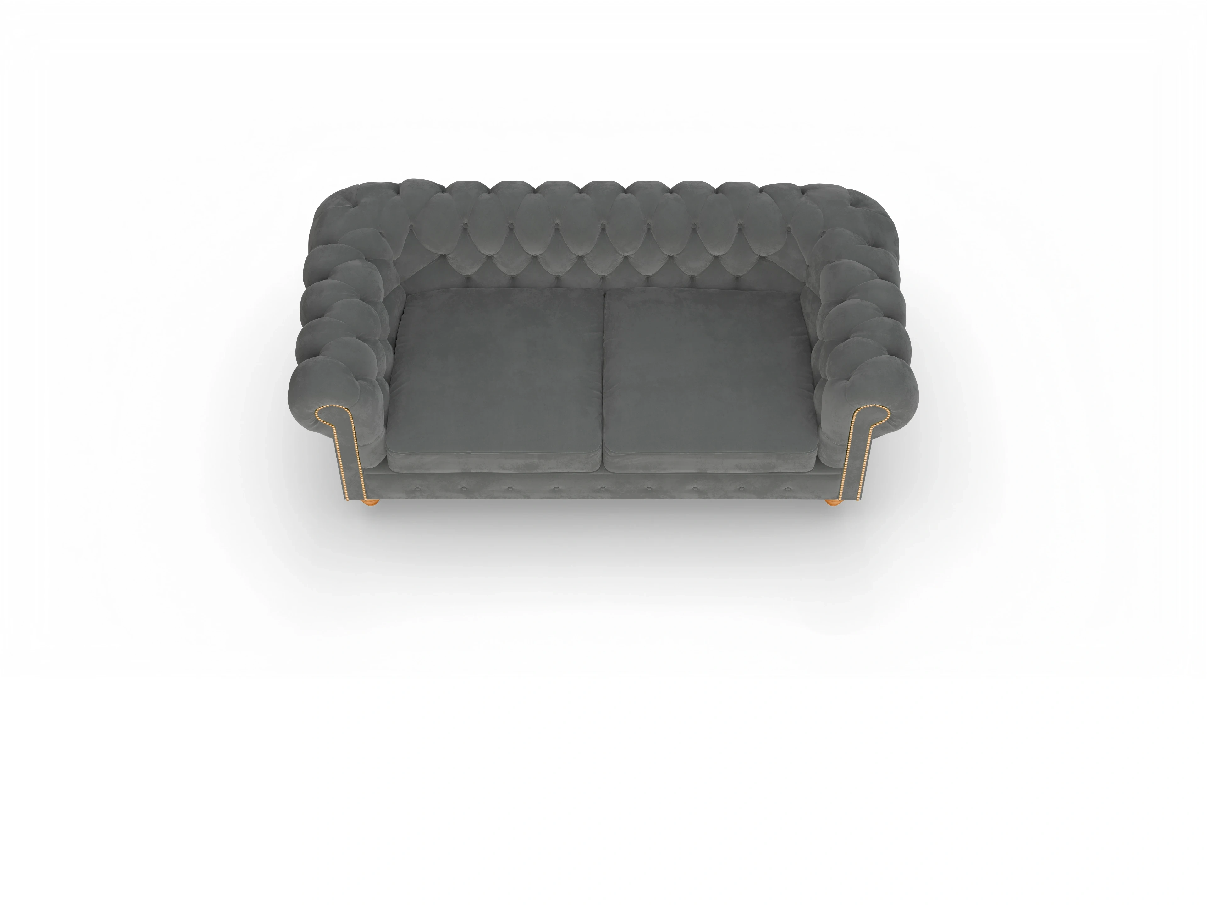 Chesterfield Trafalgar 3-Sitzer Ansicht des Produktes Trafalgar 3-Sitzer Sofa in Stoff Grau