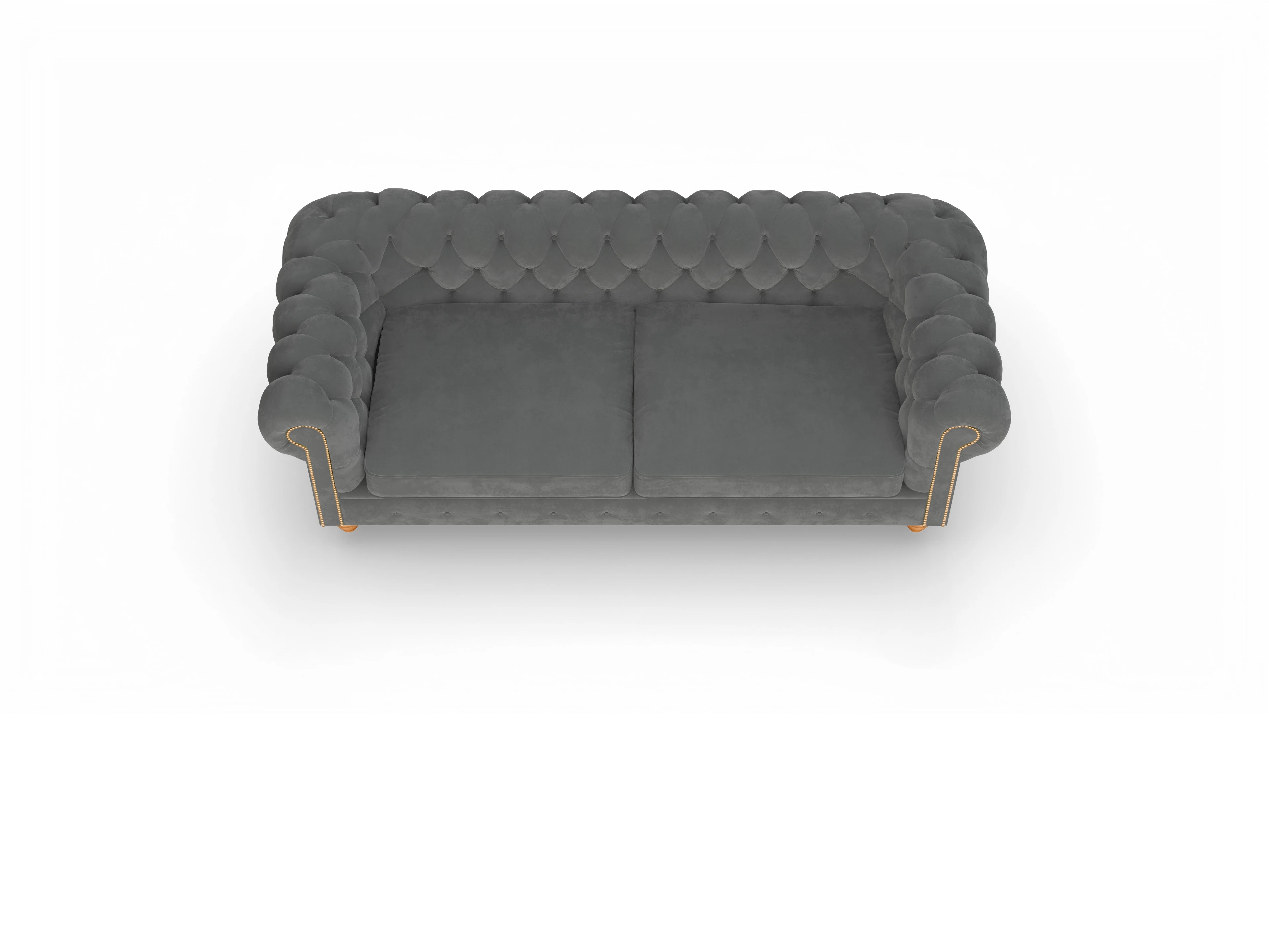 Ansicht des Produktes Trafalgar 3,5-Sitzer Sofa in Stoff Grau
