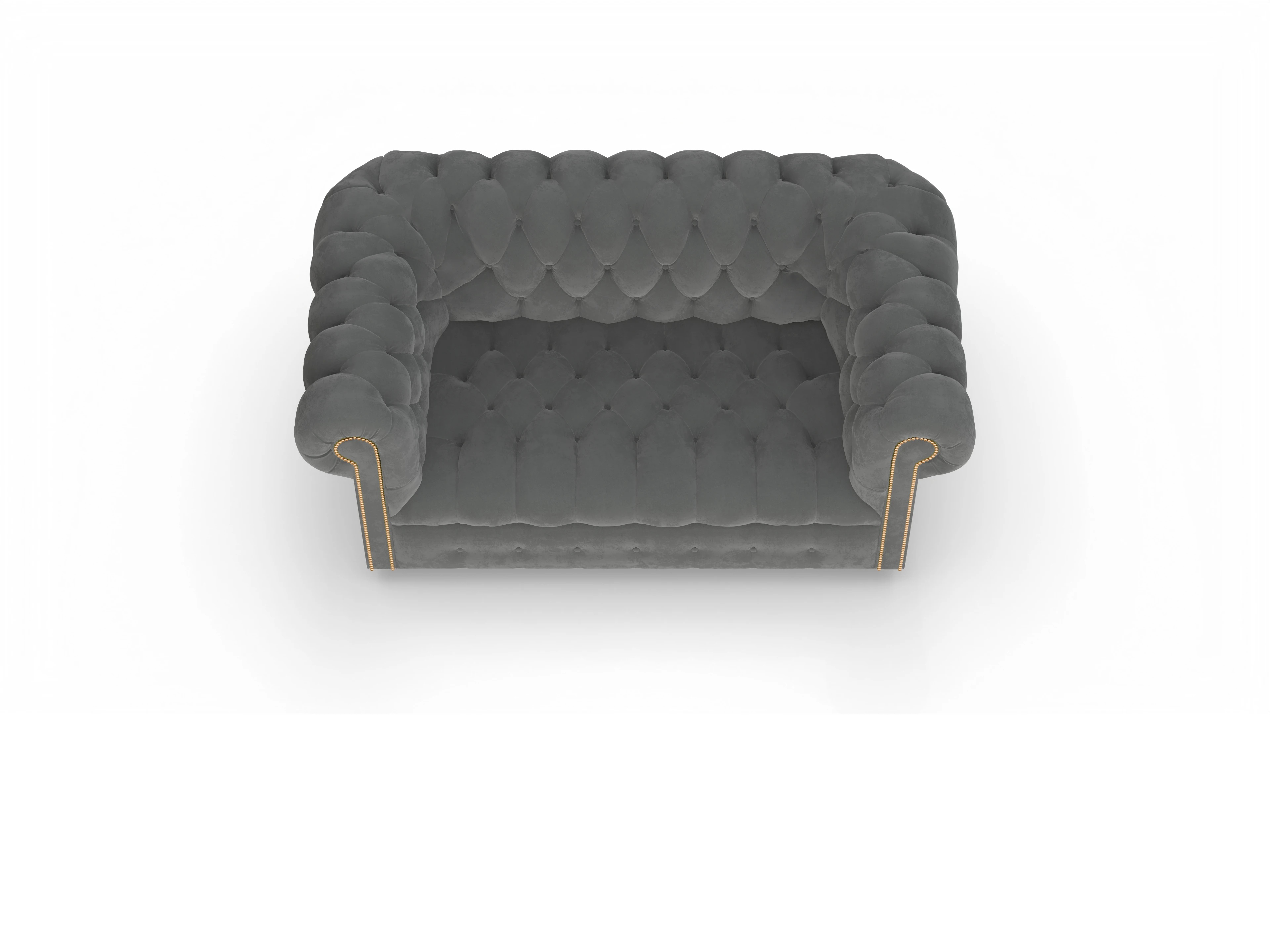Ansicht des Produktes Bingley 2-Sitzer Sofa in Stoff Grau