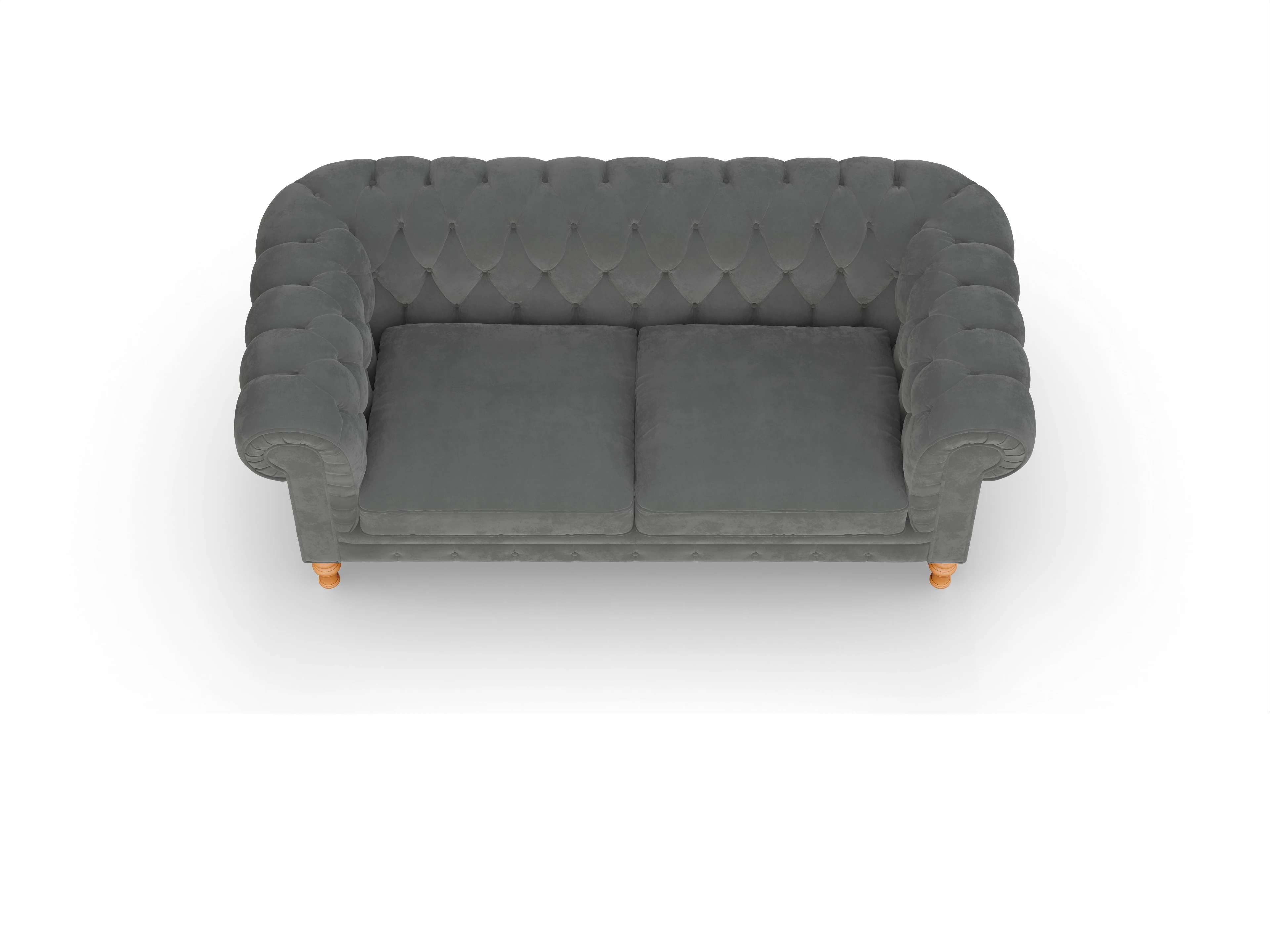 Ansicht des Produktes Countess 2-Sitzer Sofa in Stoff Grau