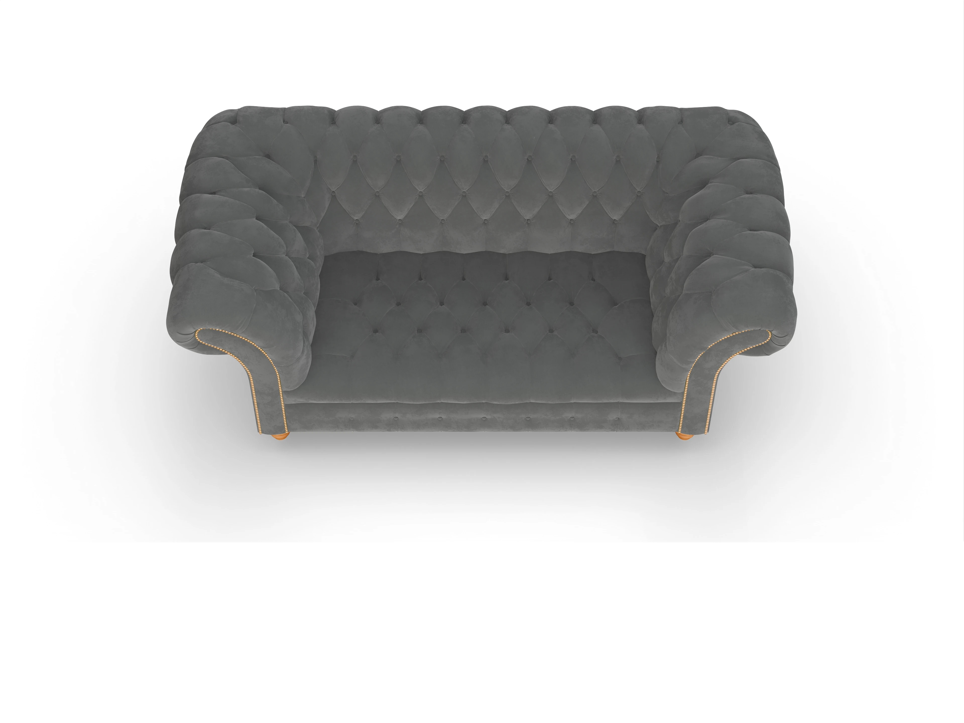 Ansicht des Produktes Mayfair 2-Sitzer Sofa in Stoff Grau