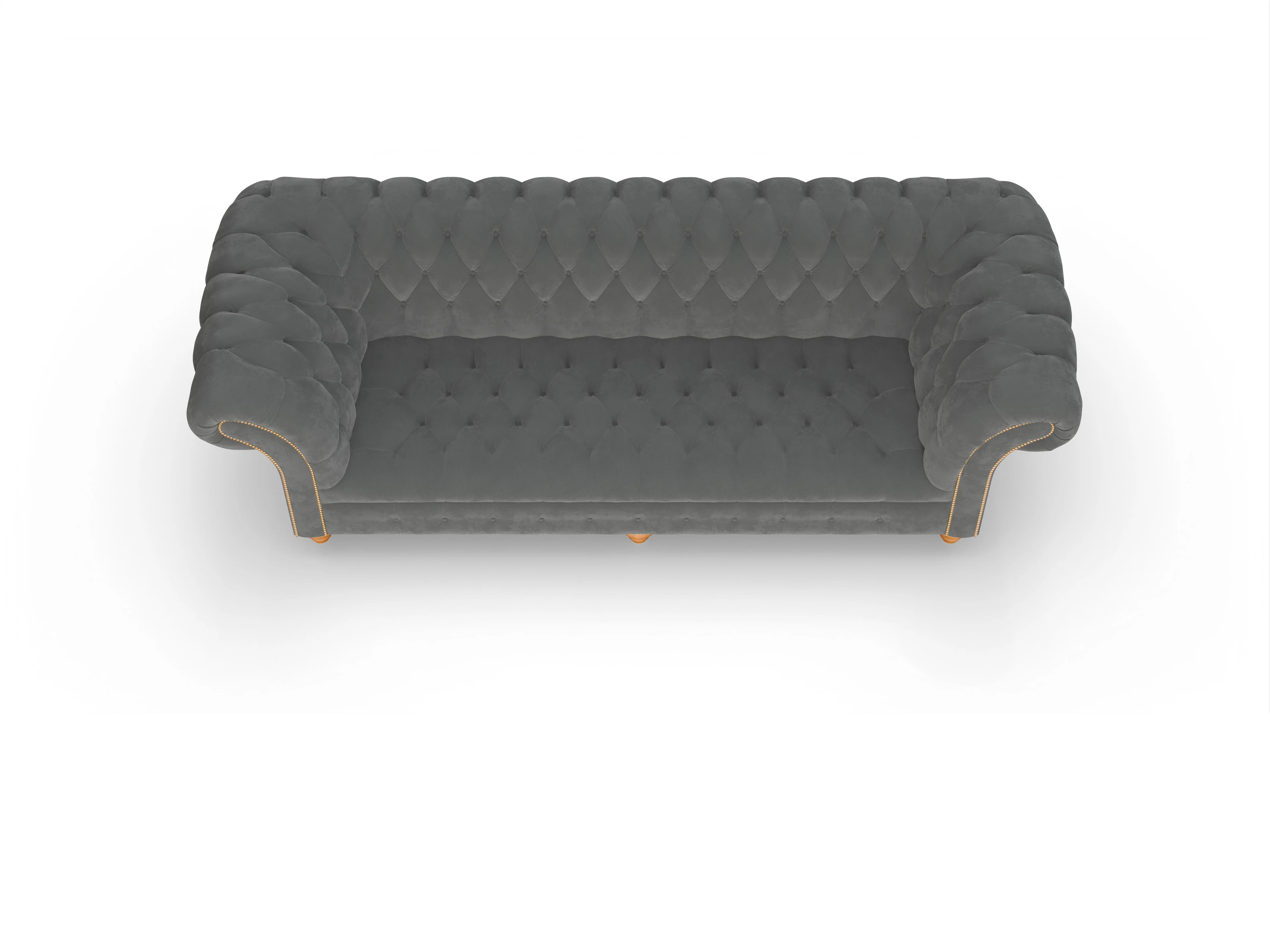 Ansicht des Produktes Mayfair 4-Sitzer Sofa in Stoff Grau