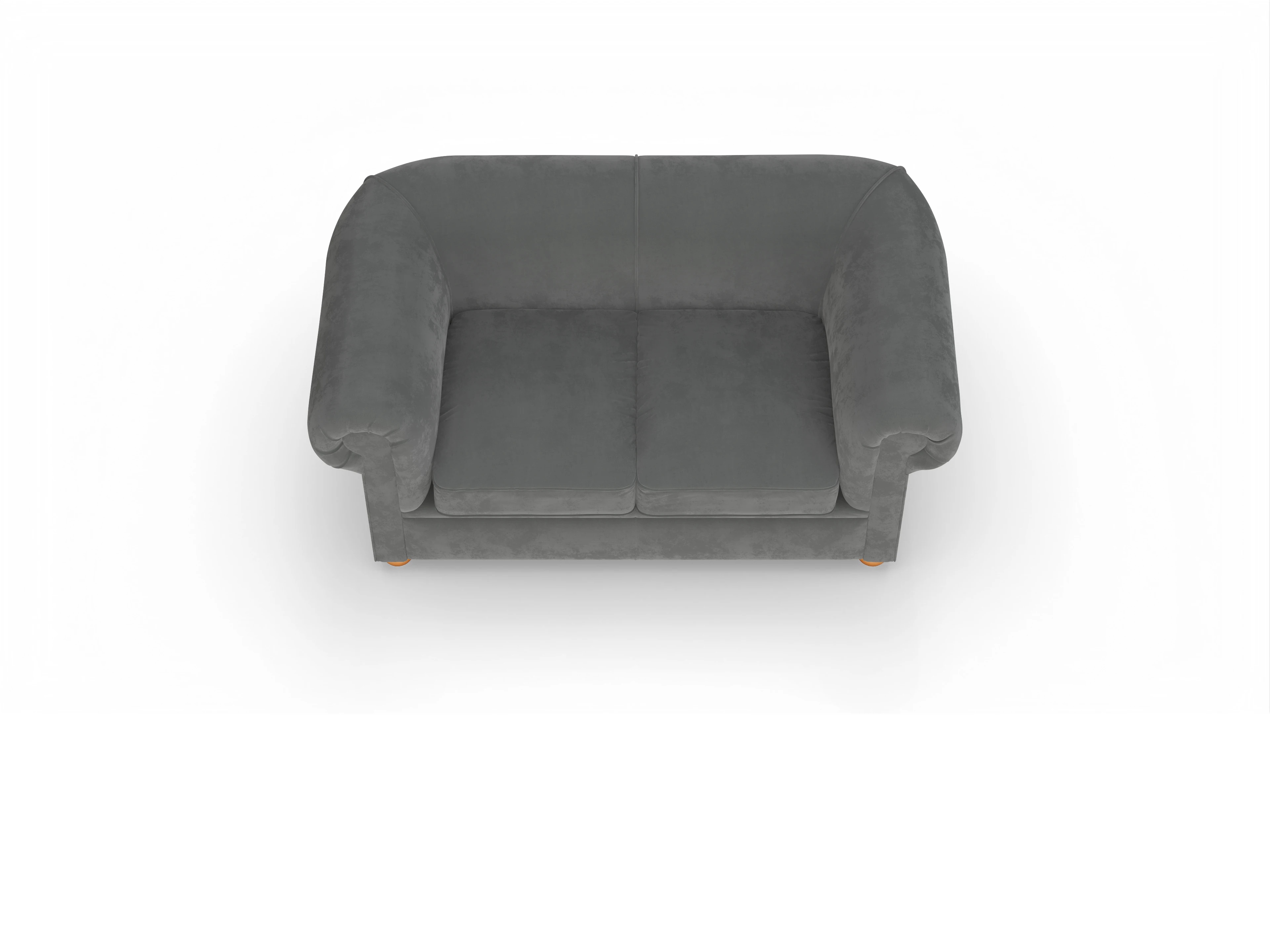 Ansicht des Produktes Brendon 2-Sitzer Sofa in Stoff Grau