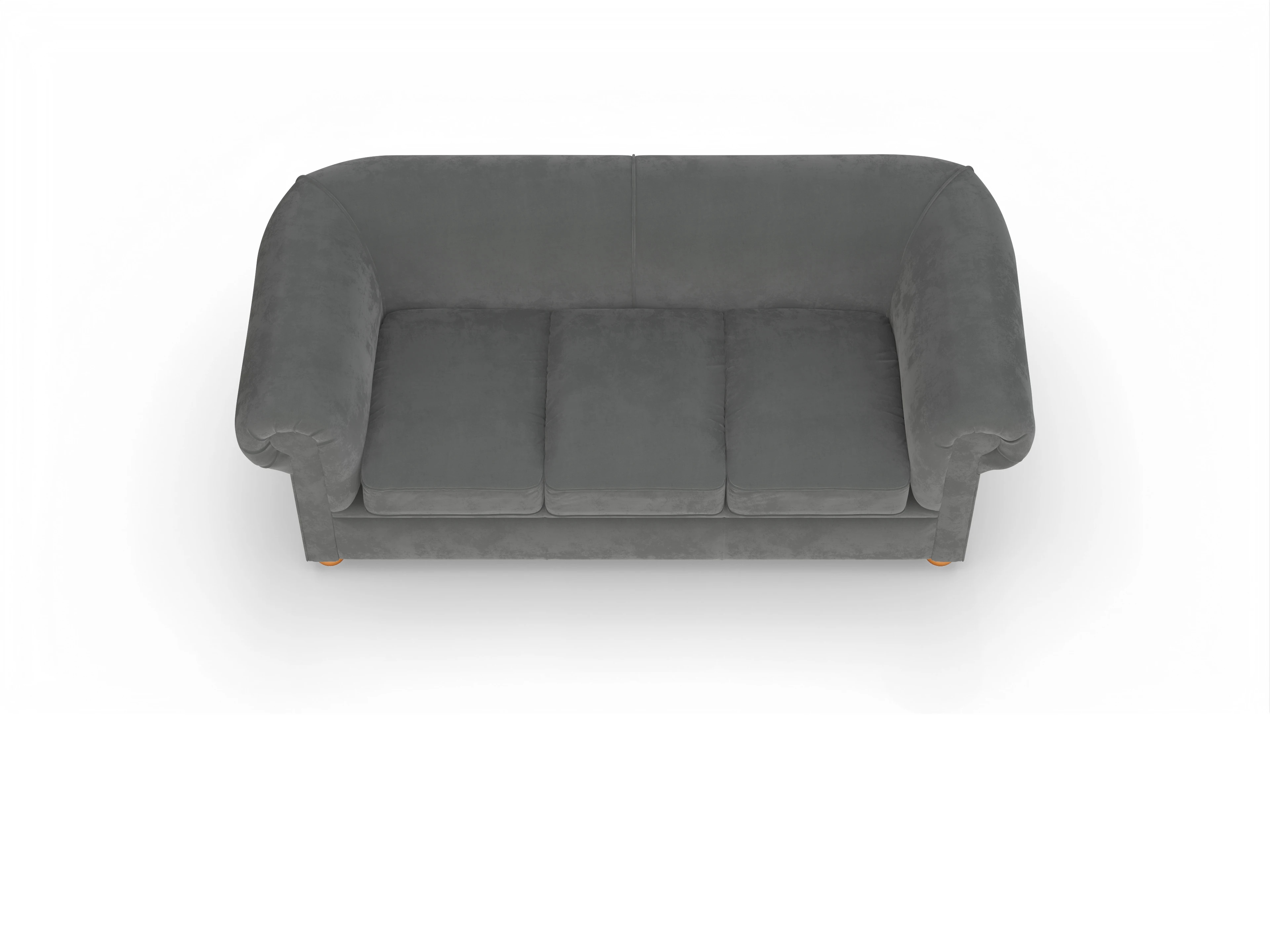 Ansicht des Produktes Brendon 3-Sitzer Sofa in Stoff Grau