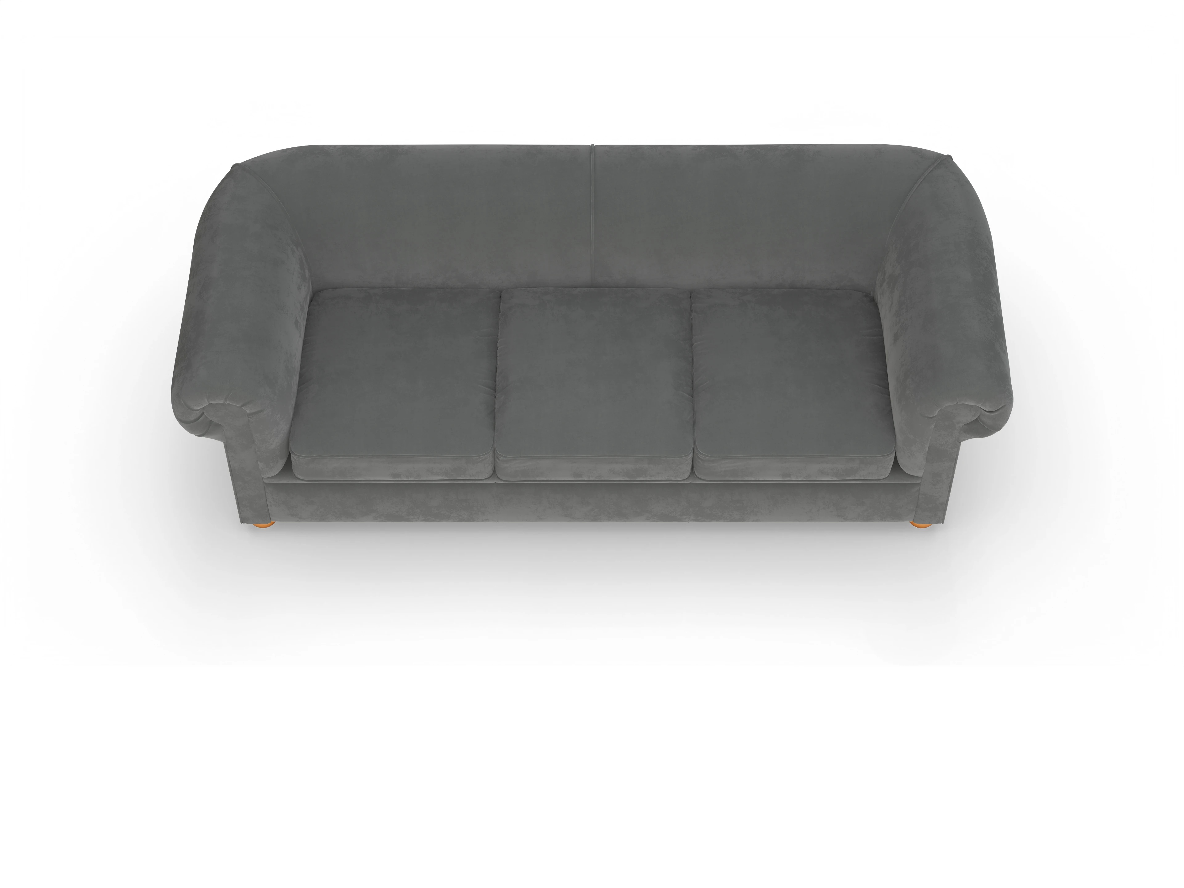 Ansicht des Produktes Brendon 3,5-Sitzer Sofa in Stoff Grau