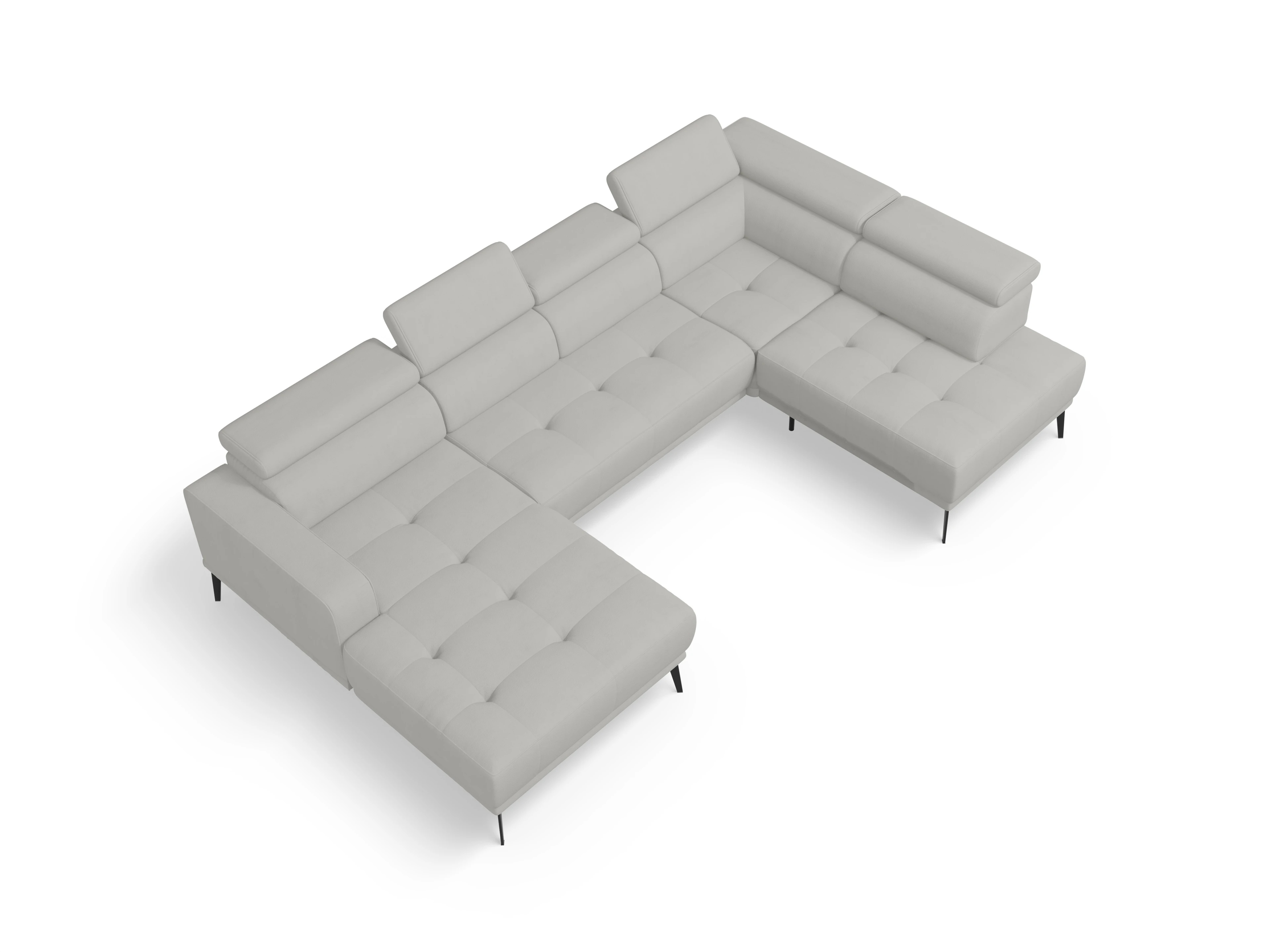 Ansicht des Produktes Marco Wohnlandschaft offen beidseitig in Stoff Beige