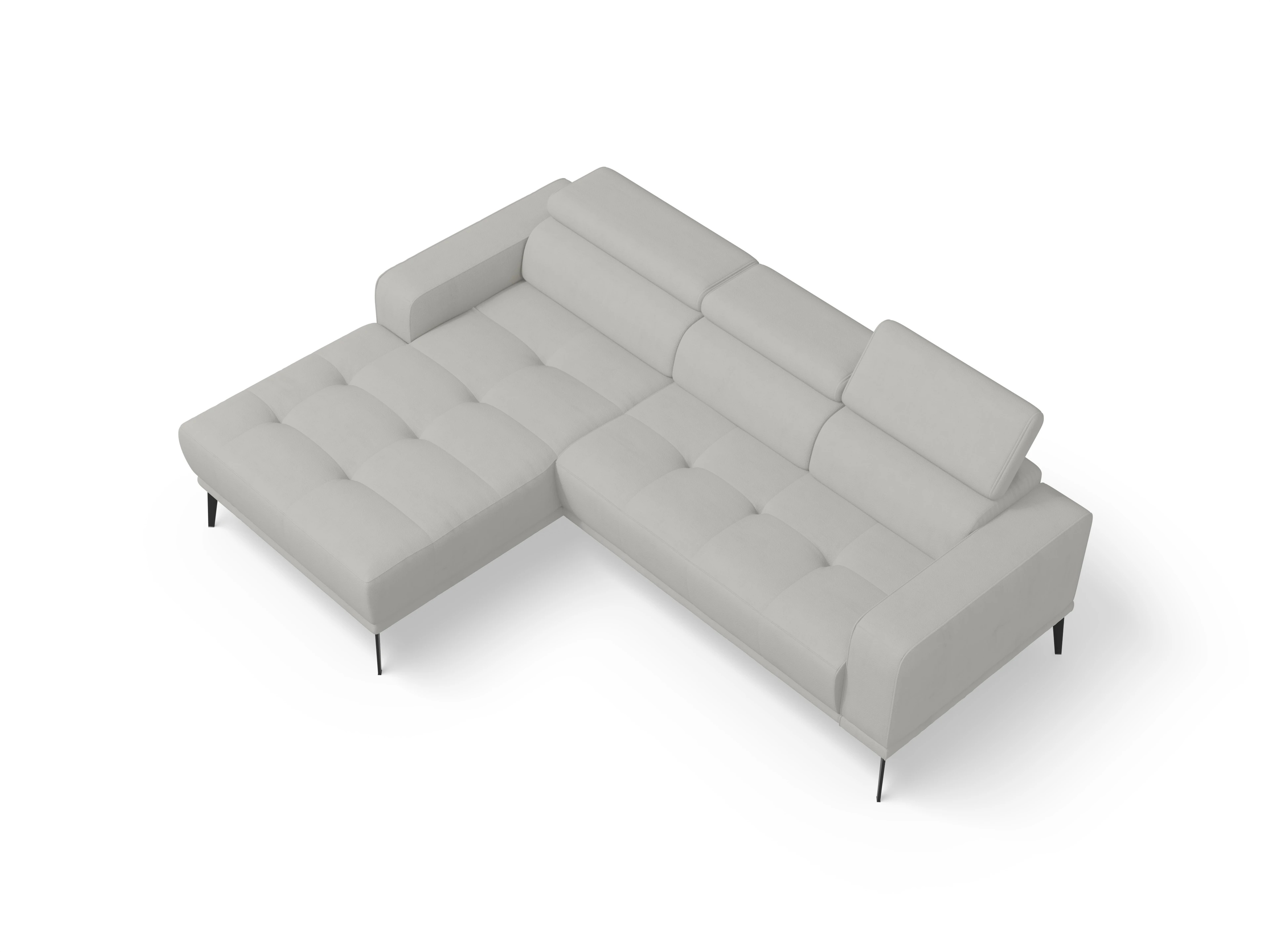 Ansicht des Produktes Marco Wohnlandschaft Armlehne rechts Abschluss offen links in Stoff Beige