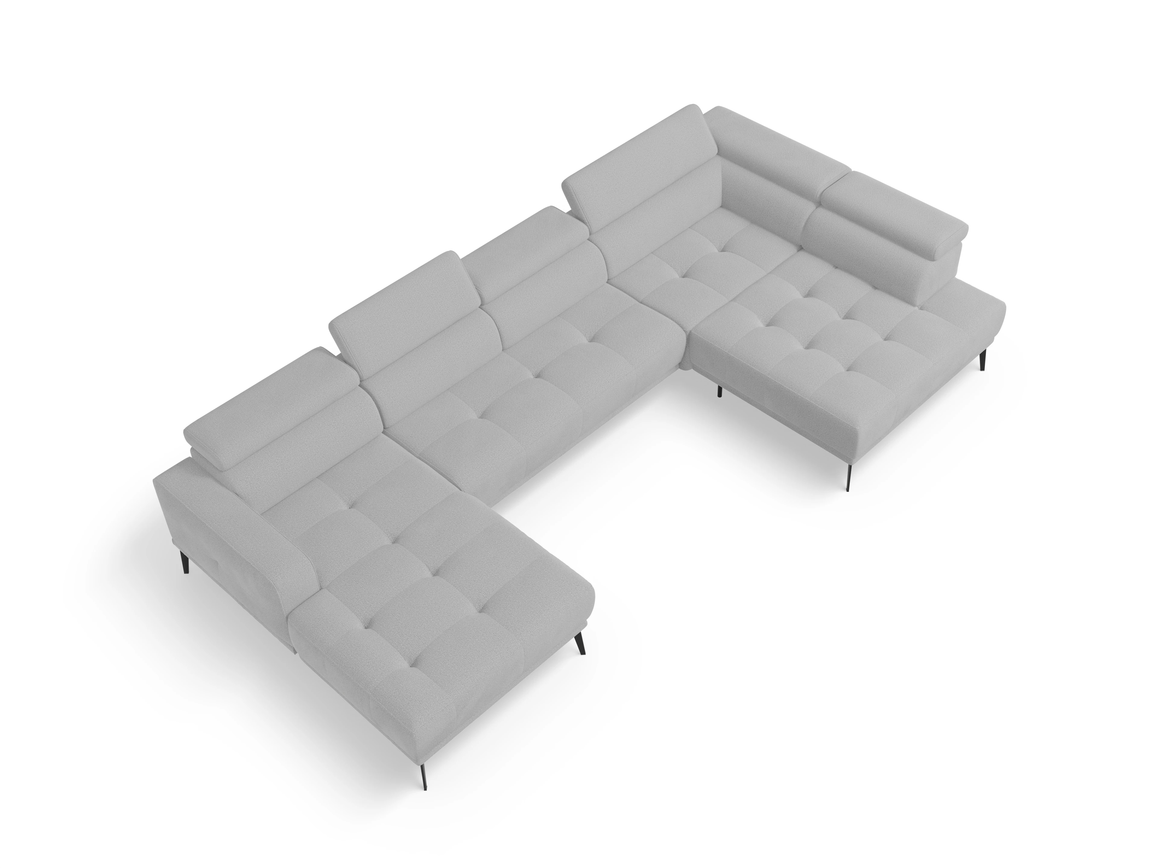 Ansicht des Produktes Marco Wohnlandschaft offen beidseitig in Stoff Beige