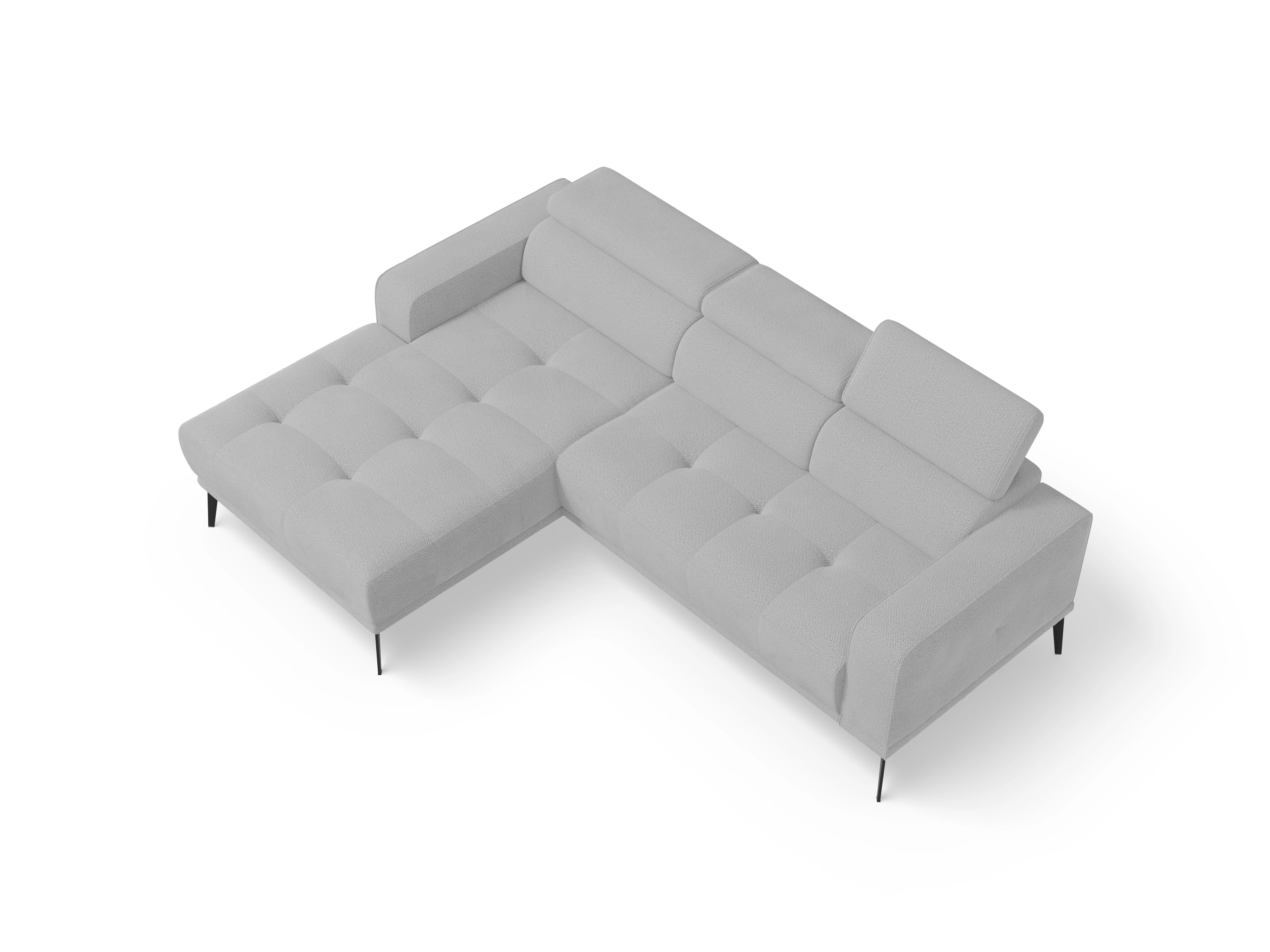 Ansicht des Produktes Marco Wohnlandschaft Armlehne rechts Abschluss offen links in Stoff Beige