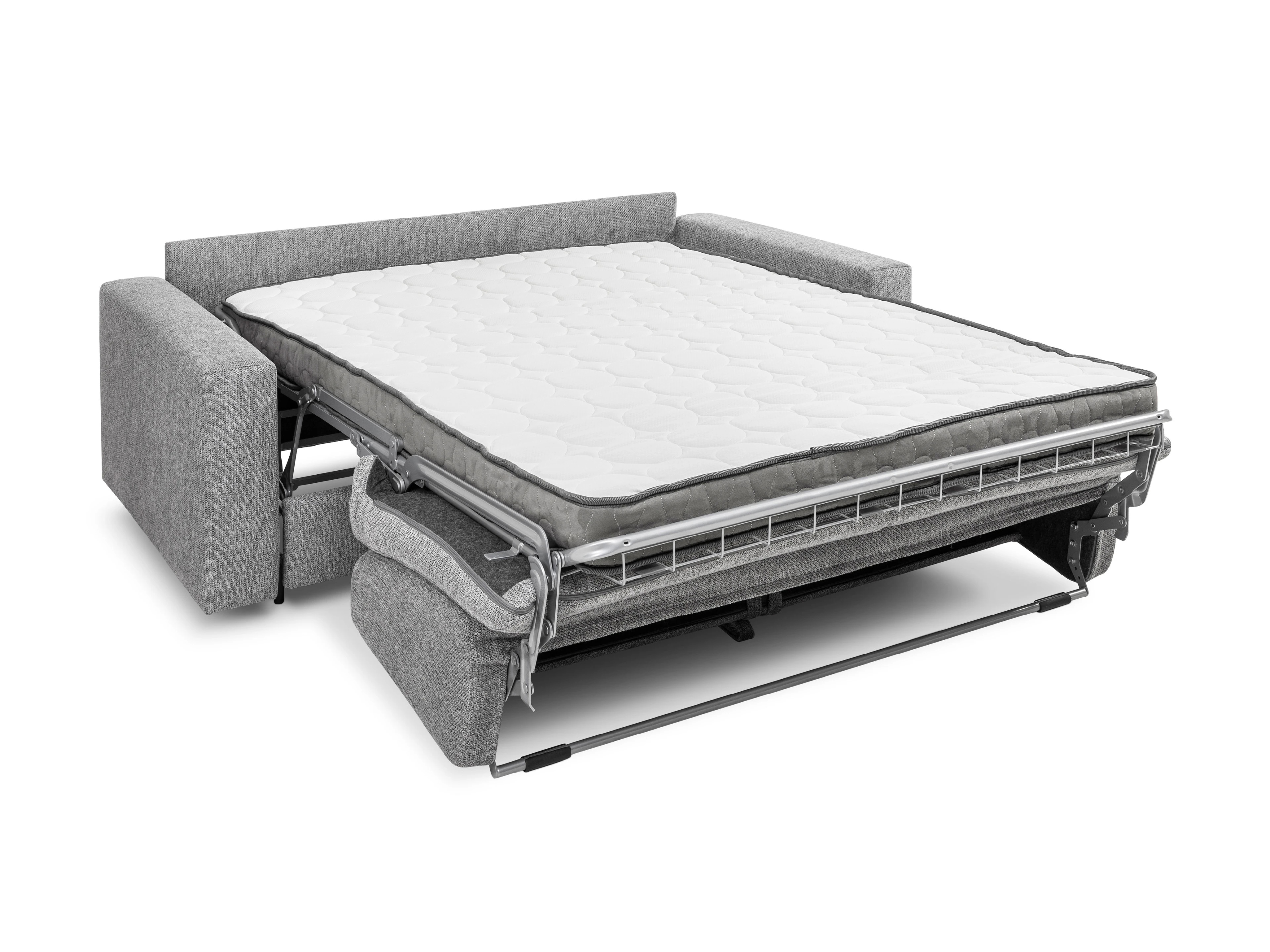 Ansicht des Produktes Daniela Schlafsofa Längsschläfer in Stoff Grau