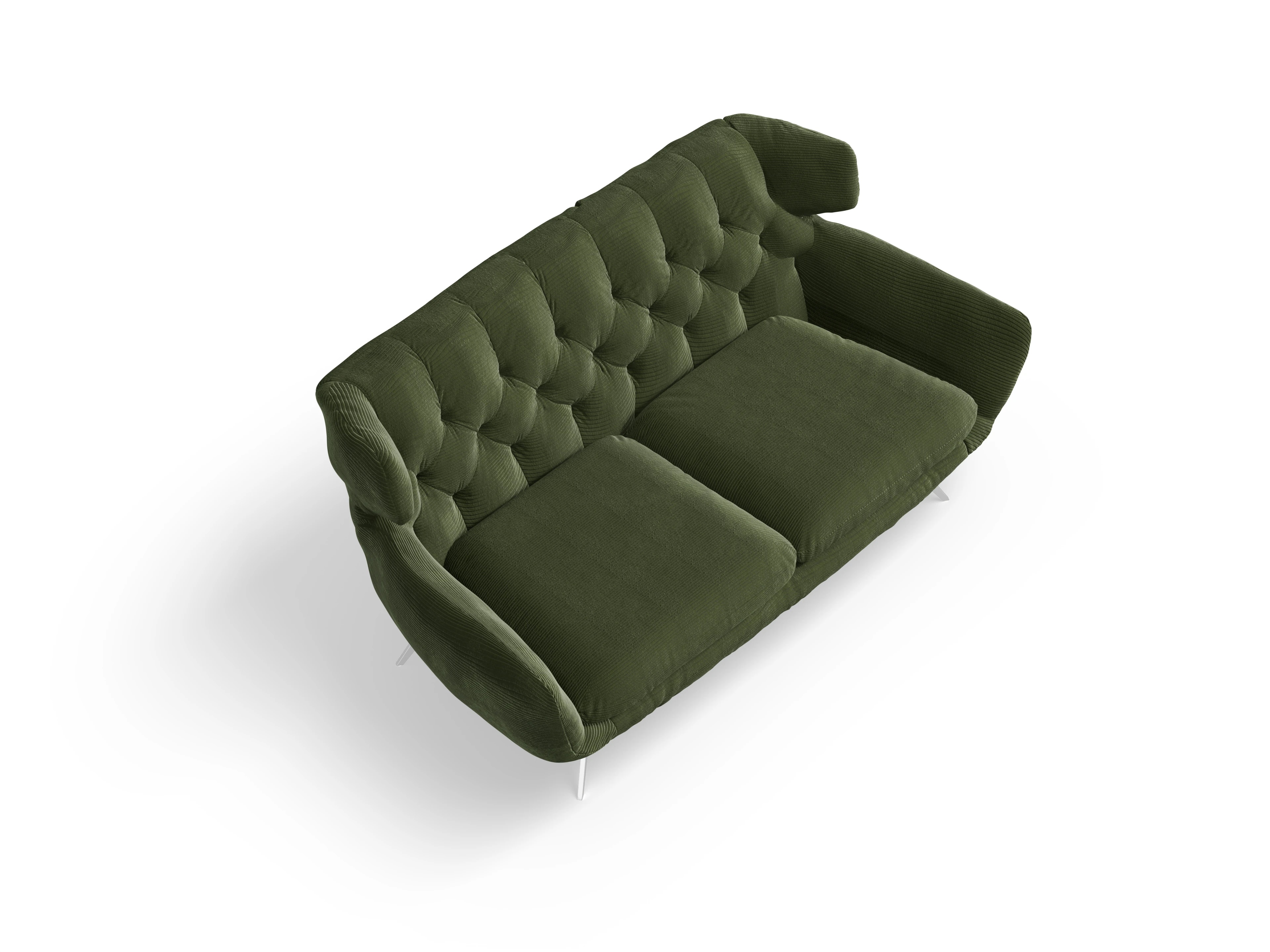 Ansicht des Produktes Seca 2-Sitzer Sofa in Stoff Grün