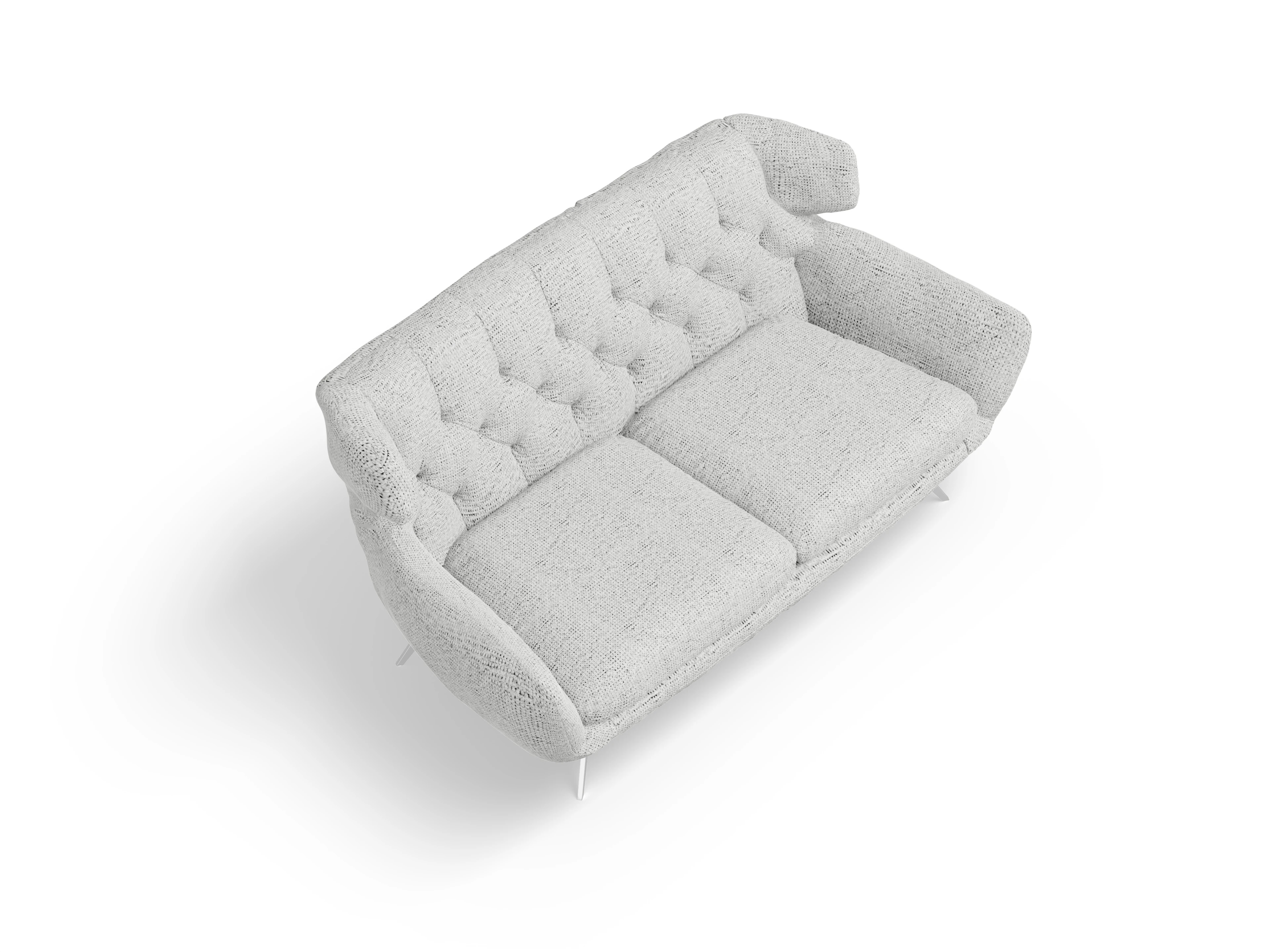 Ansicht des Produktes Seca 2-Sitzer Sofa in Stoff Grau