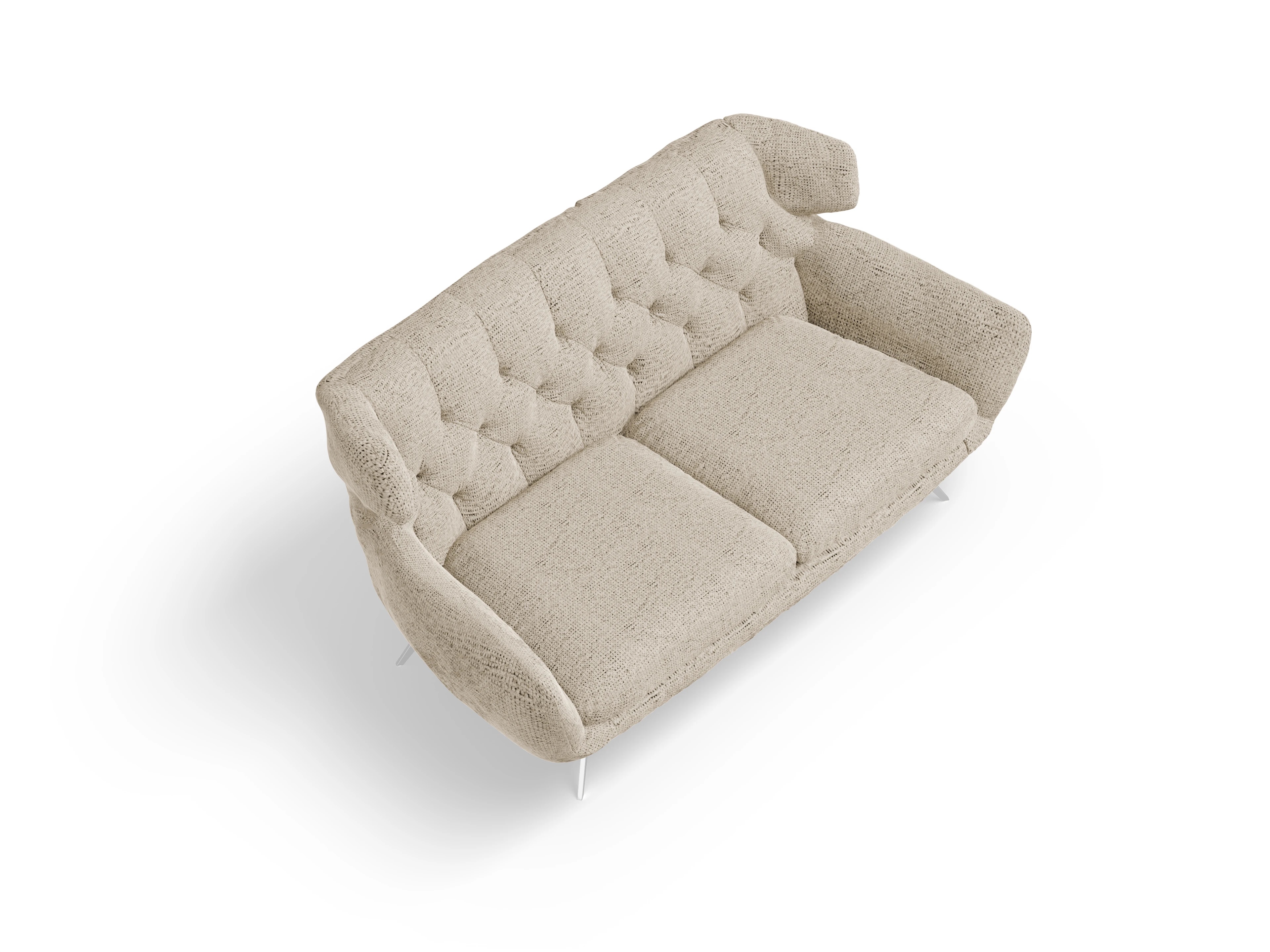 Ansicht des Produktes Seca 2-Sitzer Sofa in Stoff Beige