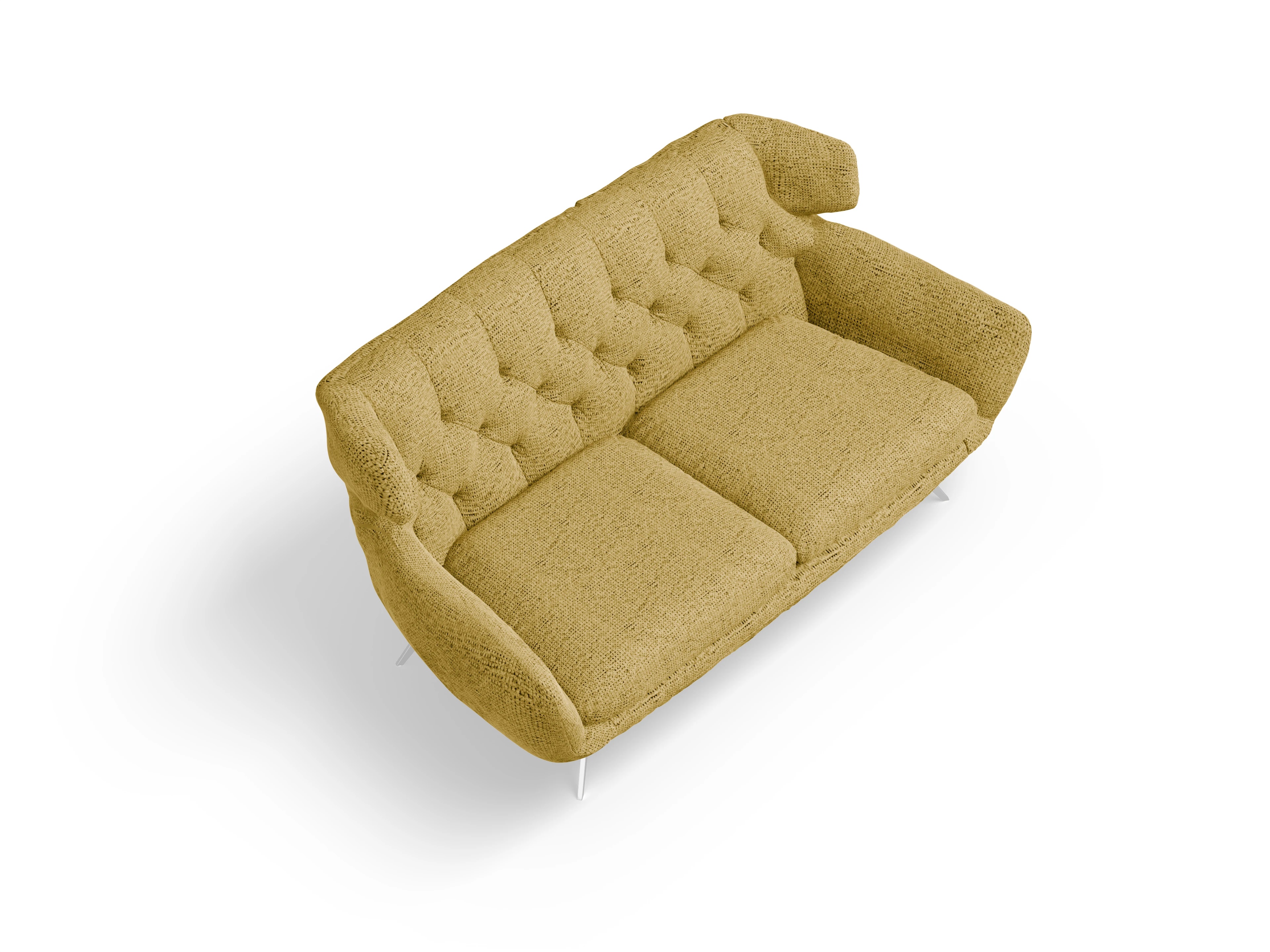 Ansicht des Produktes Seca 2-Sitzer Sofa in Stoff Gelb
