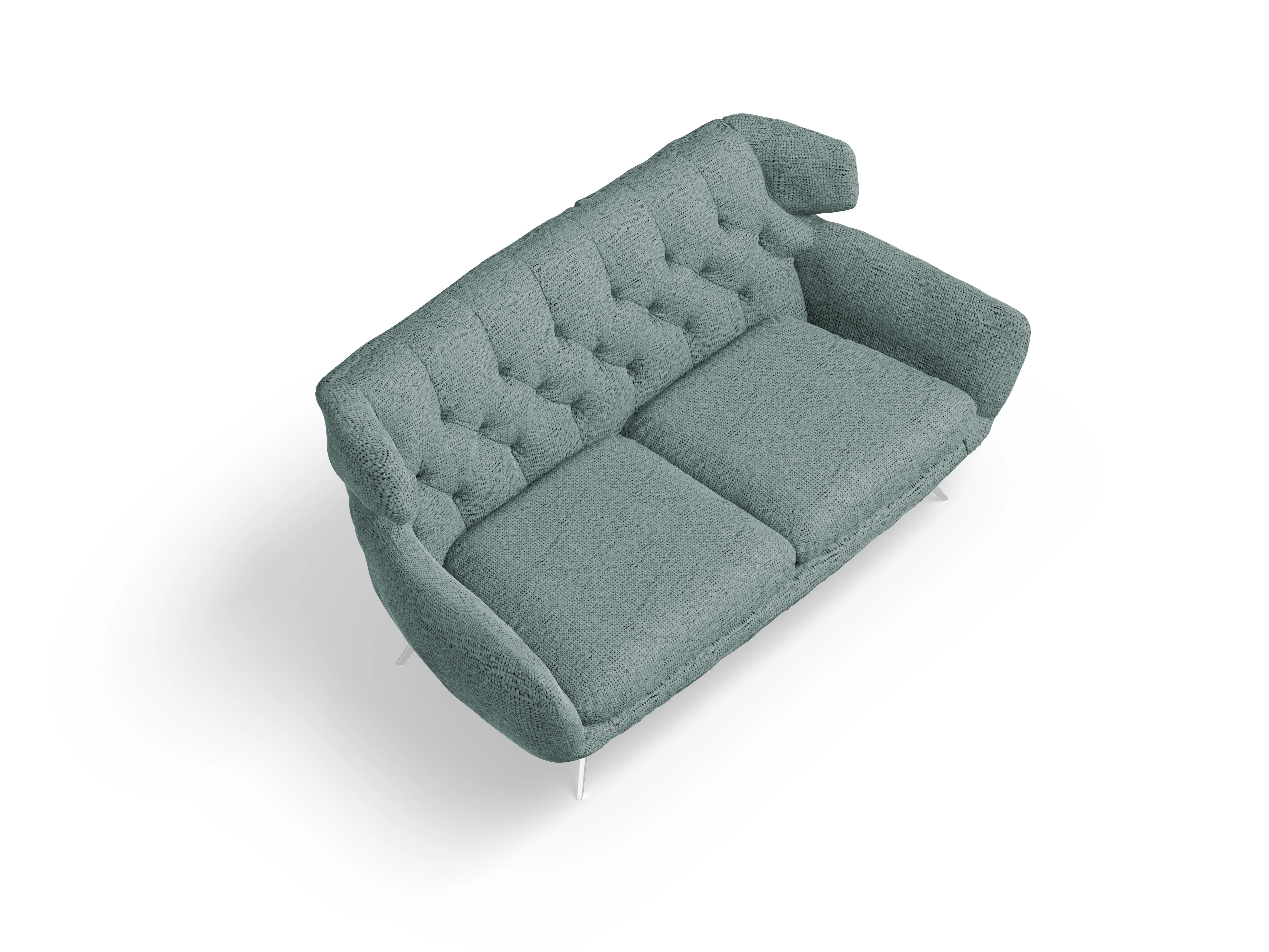 Seca 2-Sitzer Sofa Ansicht des Produktes Seca 2-Sitzer Sofa in Stoff Blau