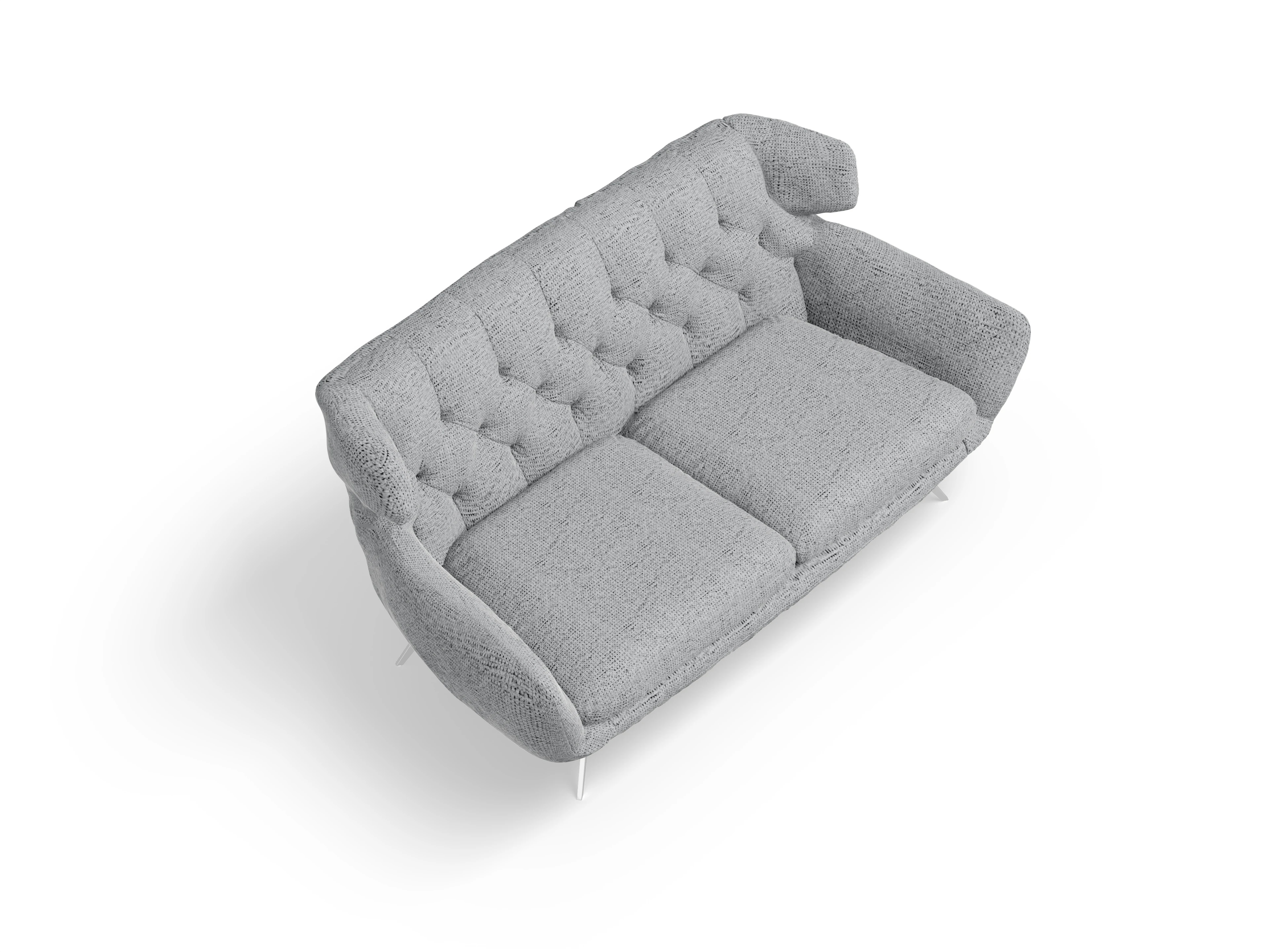 Ansicht des Produktes Seca 2-Sitzer Sofa in Stoff Grau