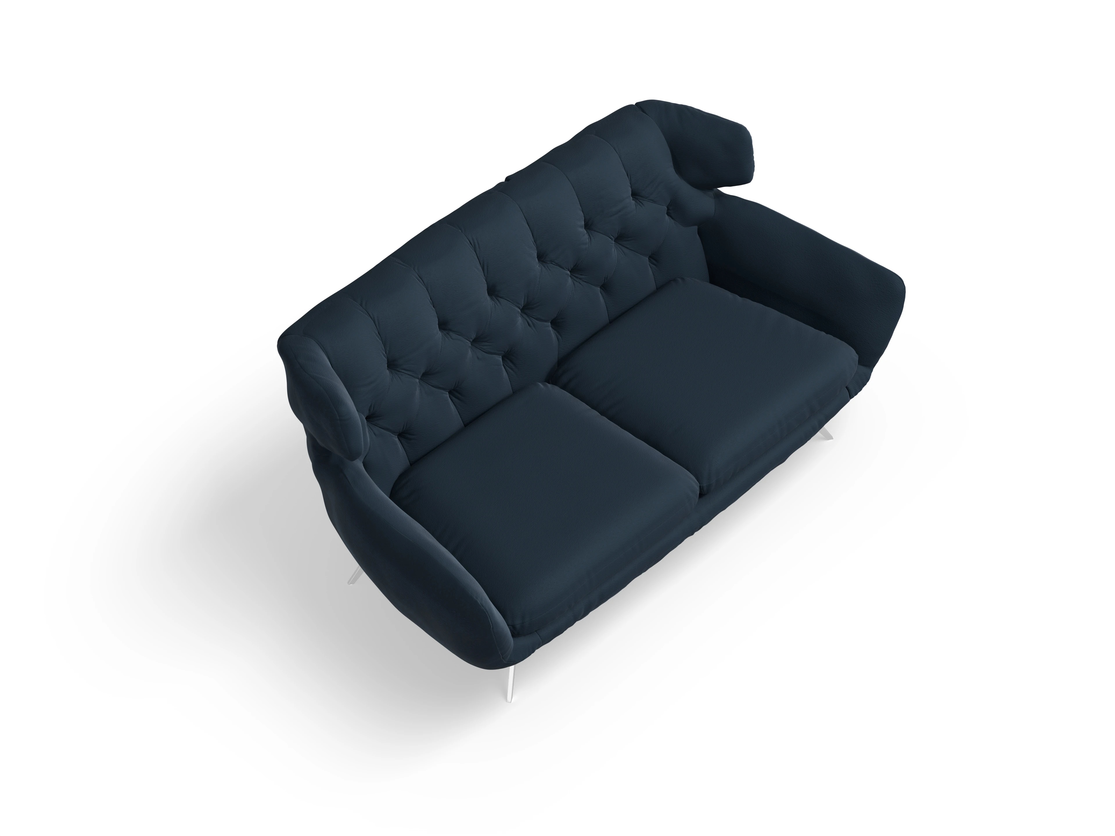 Seca 2-Sitzer Sofa Ansicht des Produktes Seca 2-Sitzer Sofa in Stoff Schwarz