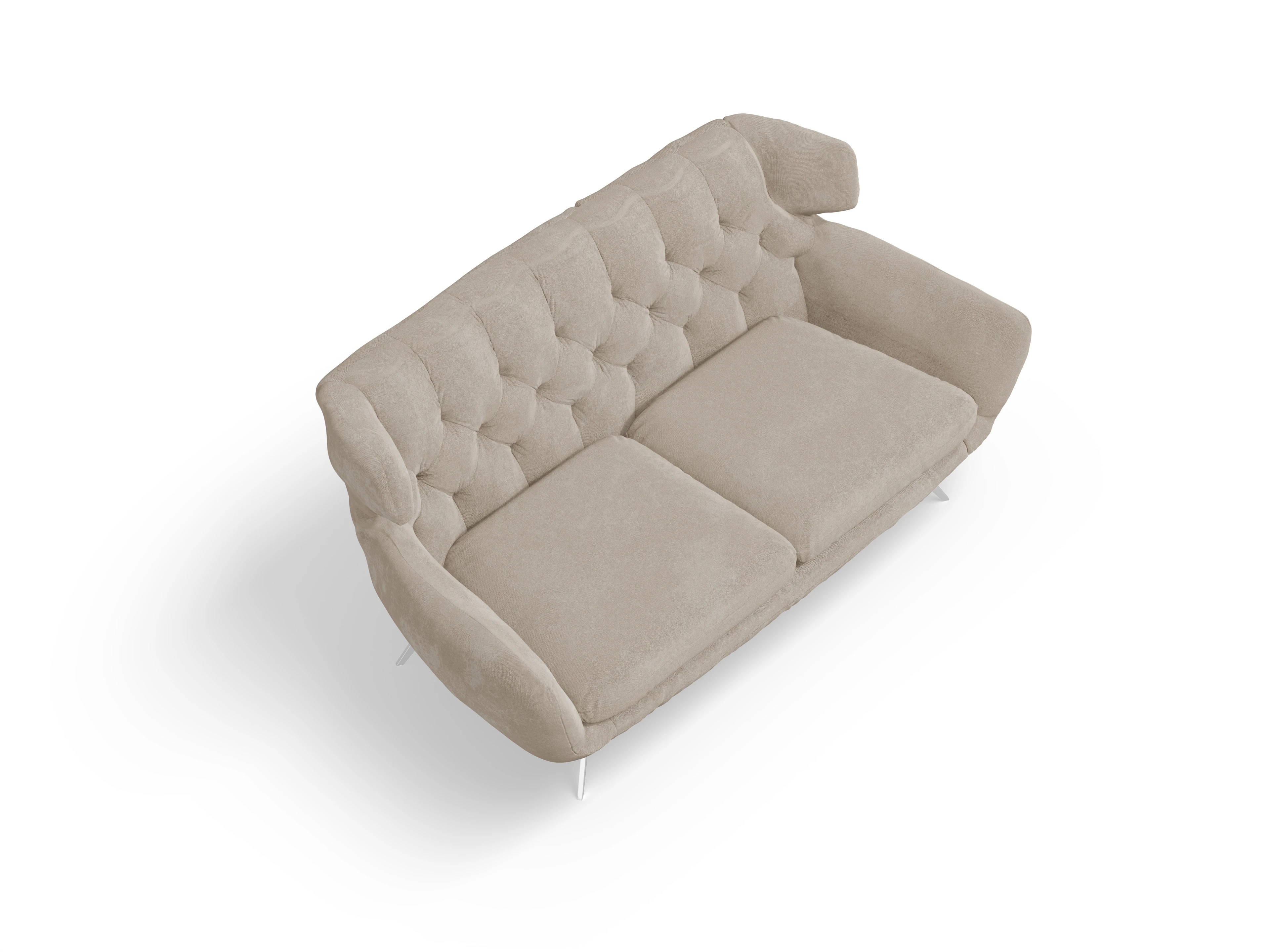 Ansicht des Produktes Seca 2-Sitzer Sofa in Stoff Beige