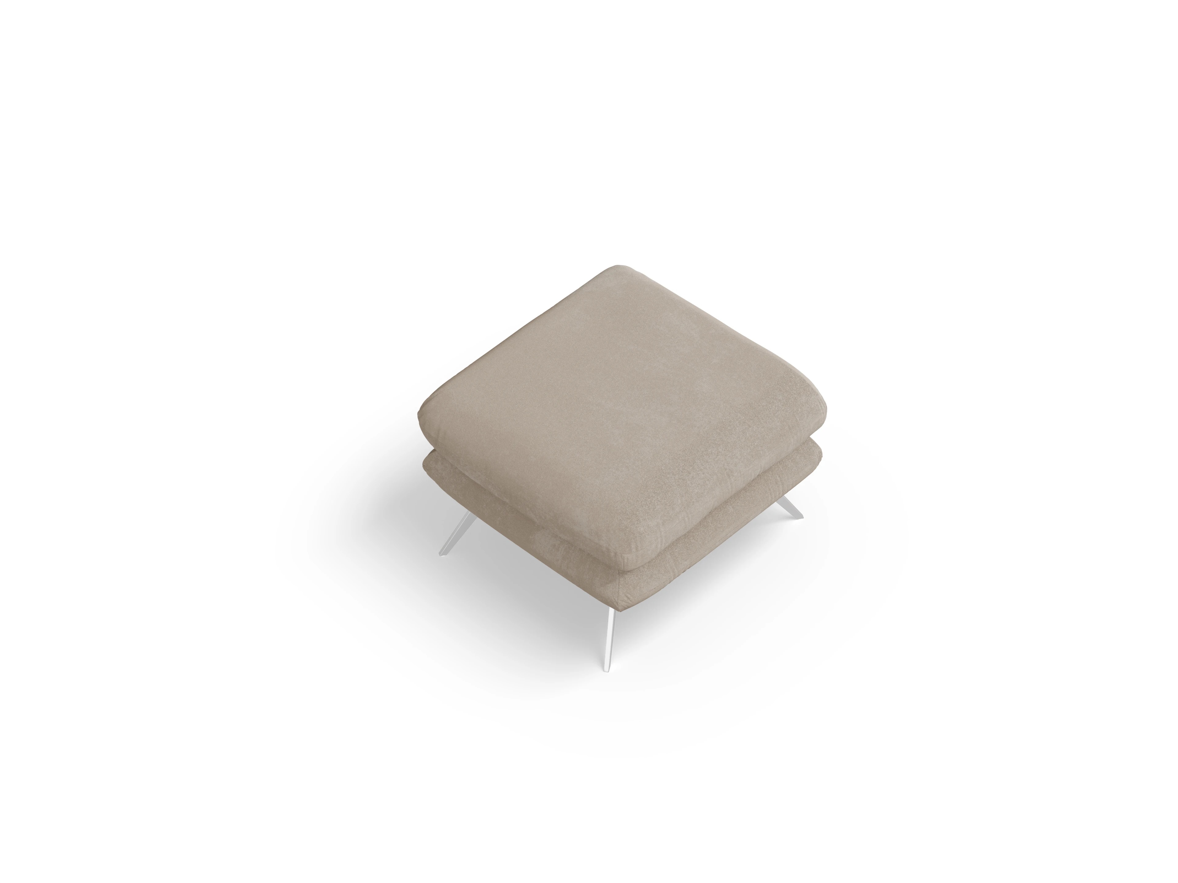 Seca Hocker Ansicht des Produktes Seca Hocker in Stoff Beige