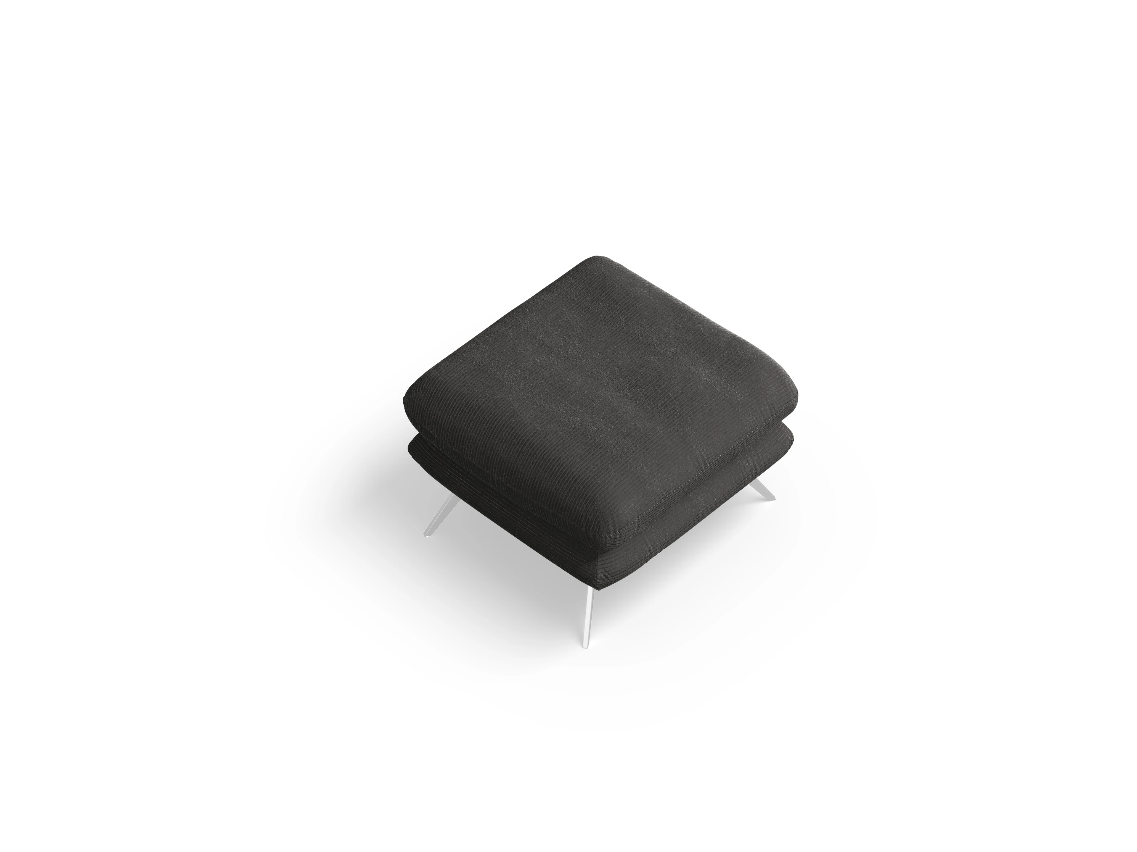 Seca Hocker Ansicht des Produktes Seca Hocker in Stoff Grau