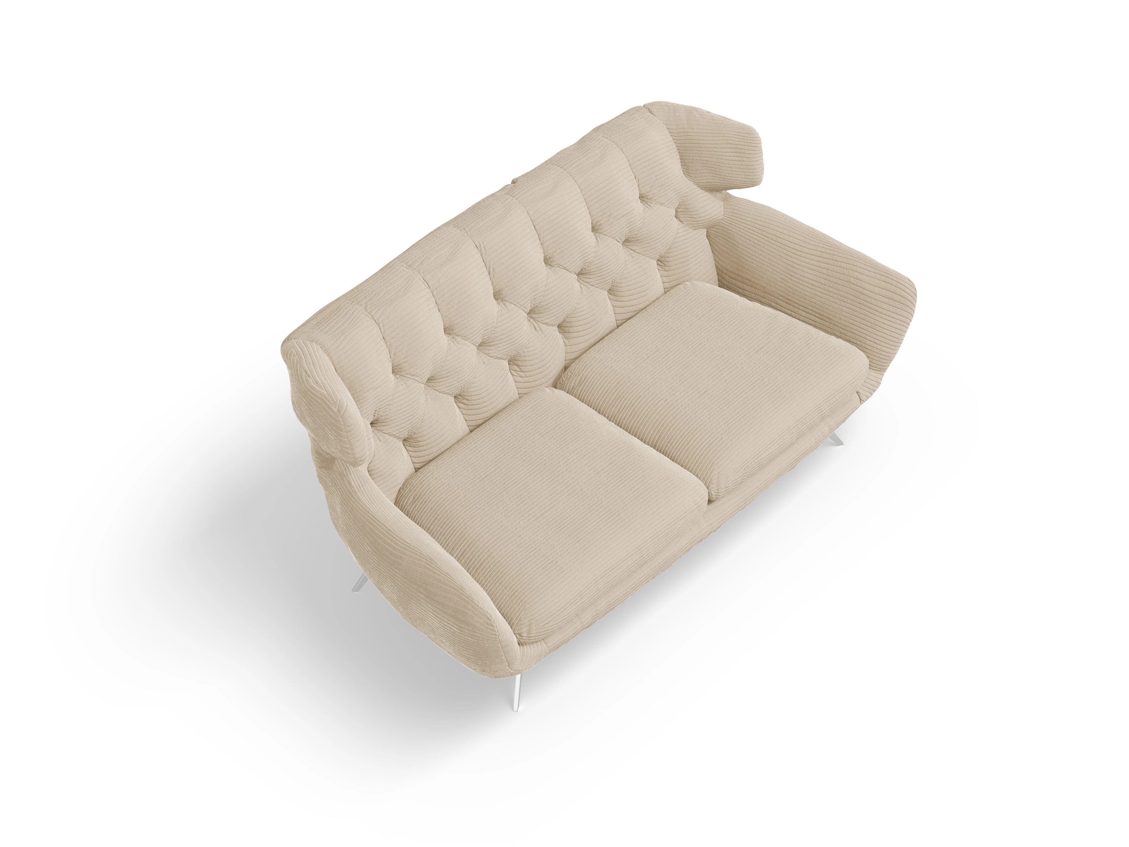 Ansicht des Produktes Seca 2-Sitzer Sofa in Stoff Beige