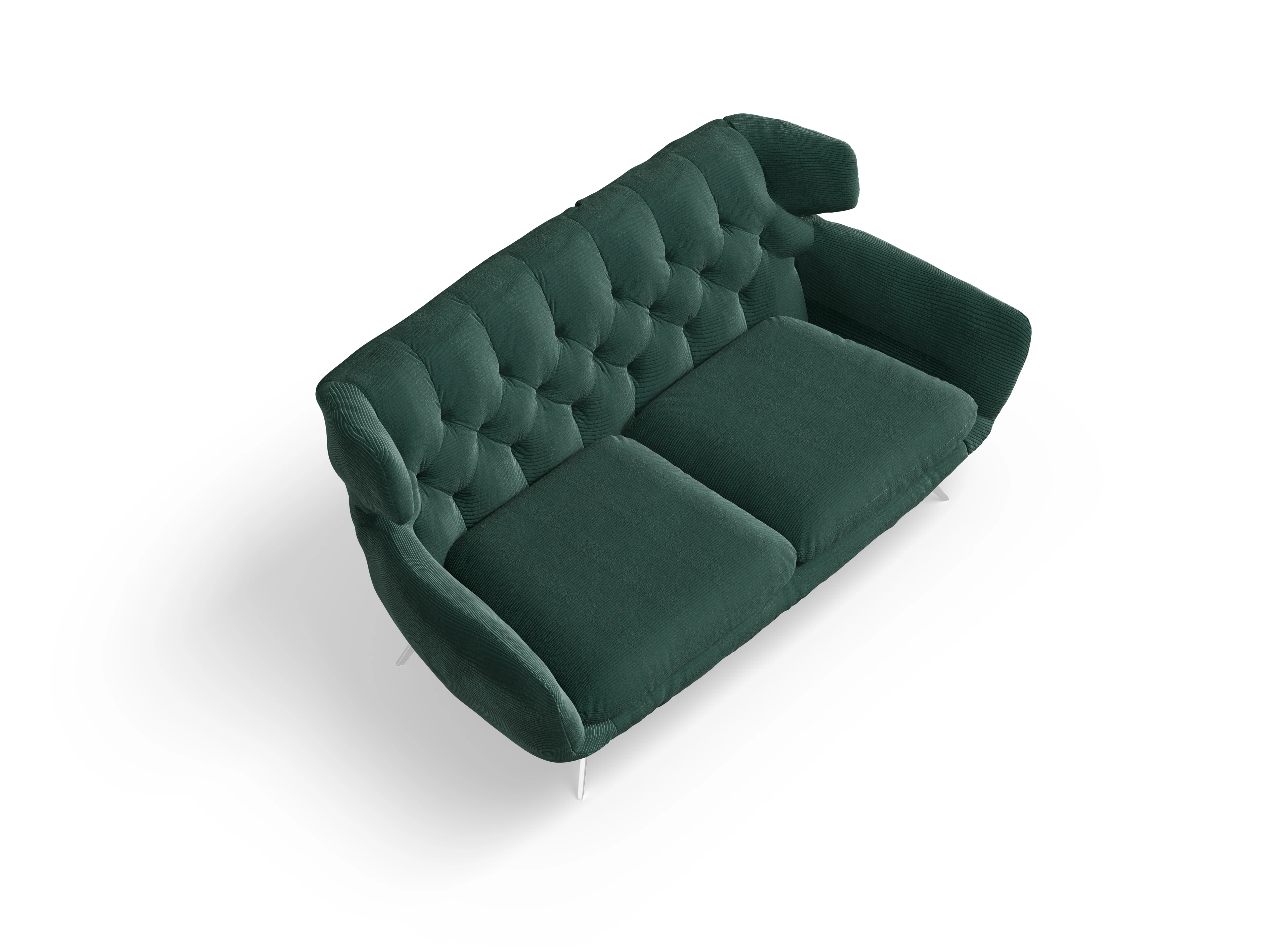 Seca 2-Sitzer Sofa Ansicht des Produktes Seca 2-Sitzer Sofa in Stoff Grün