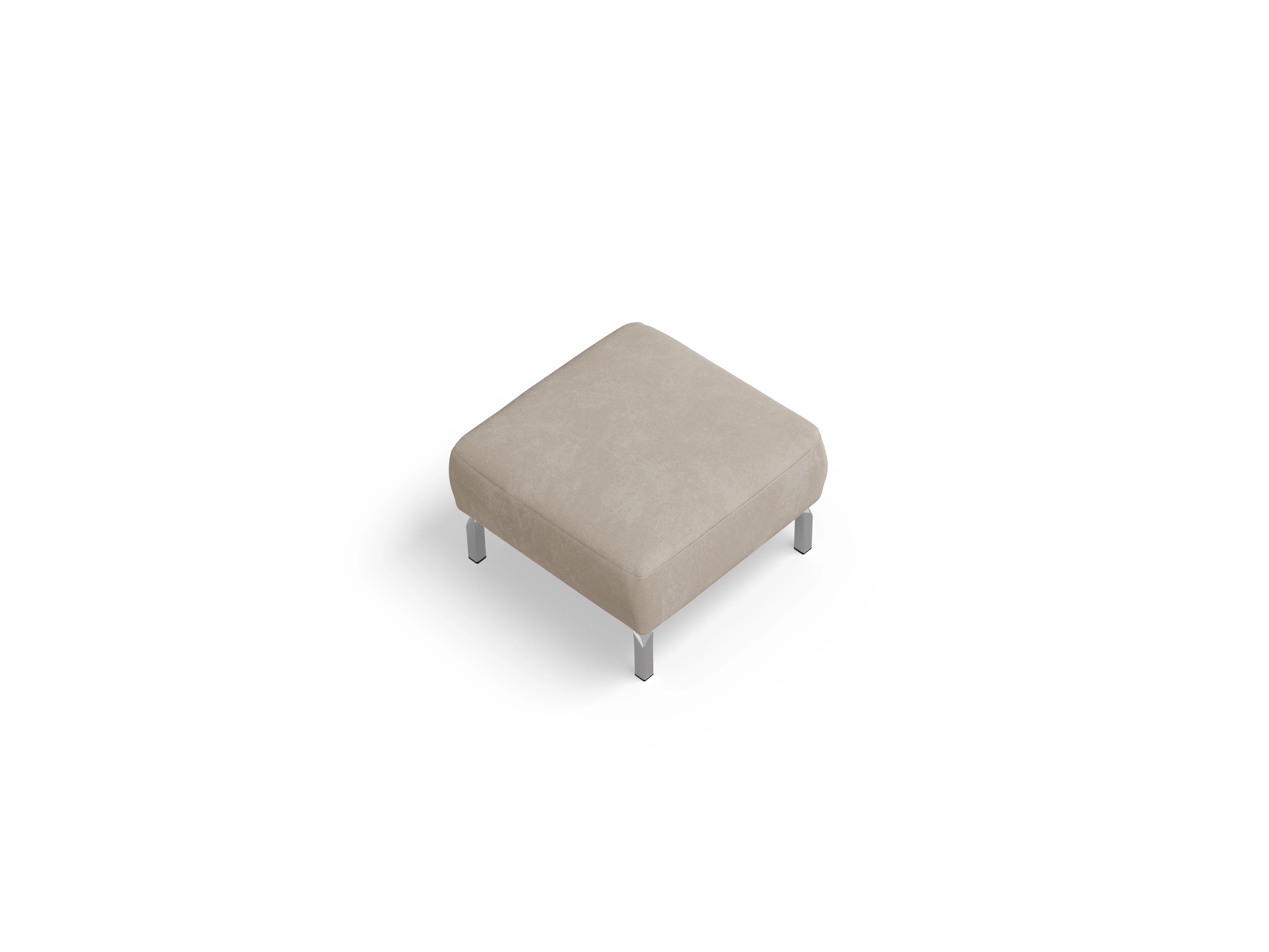 Season Hocker medium 74x74 cm Ansicht des Produktes Season Hocker in Stoff Beige