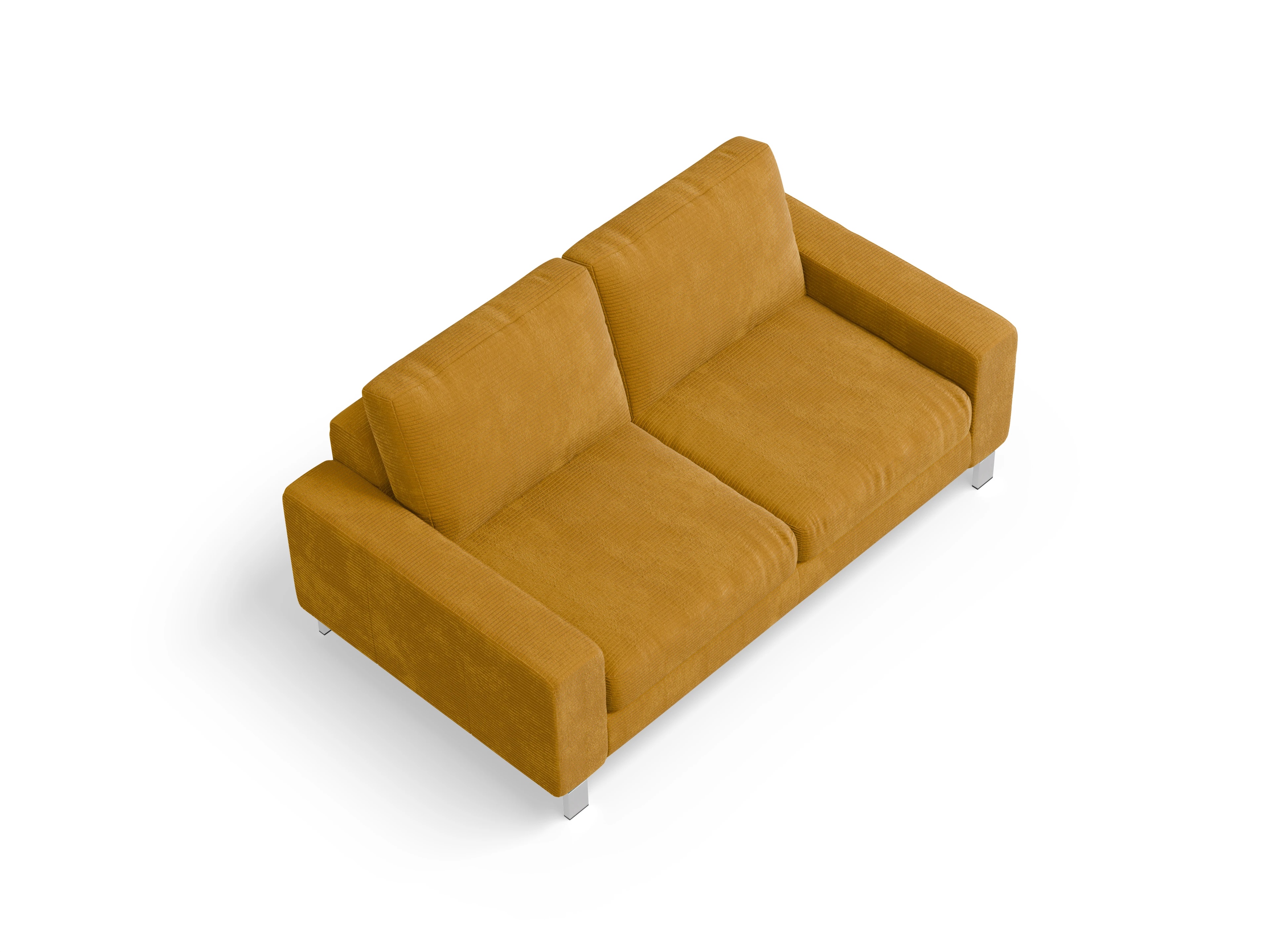 Ansicht des Produktes Indiana 2-Sitzer Sofa in Stoff Gelb