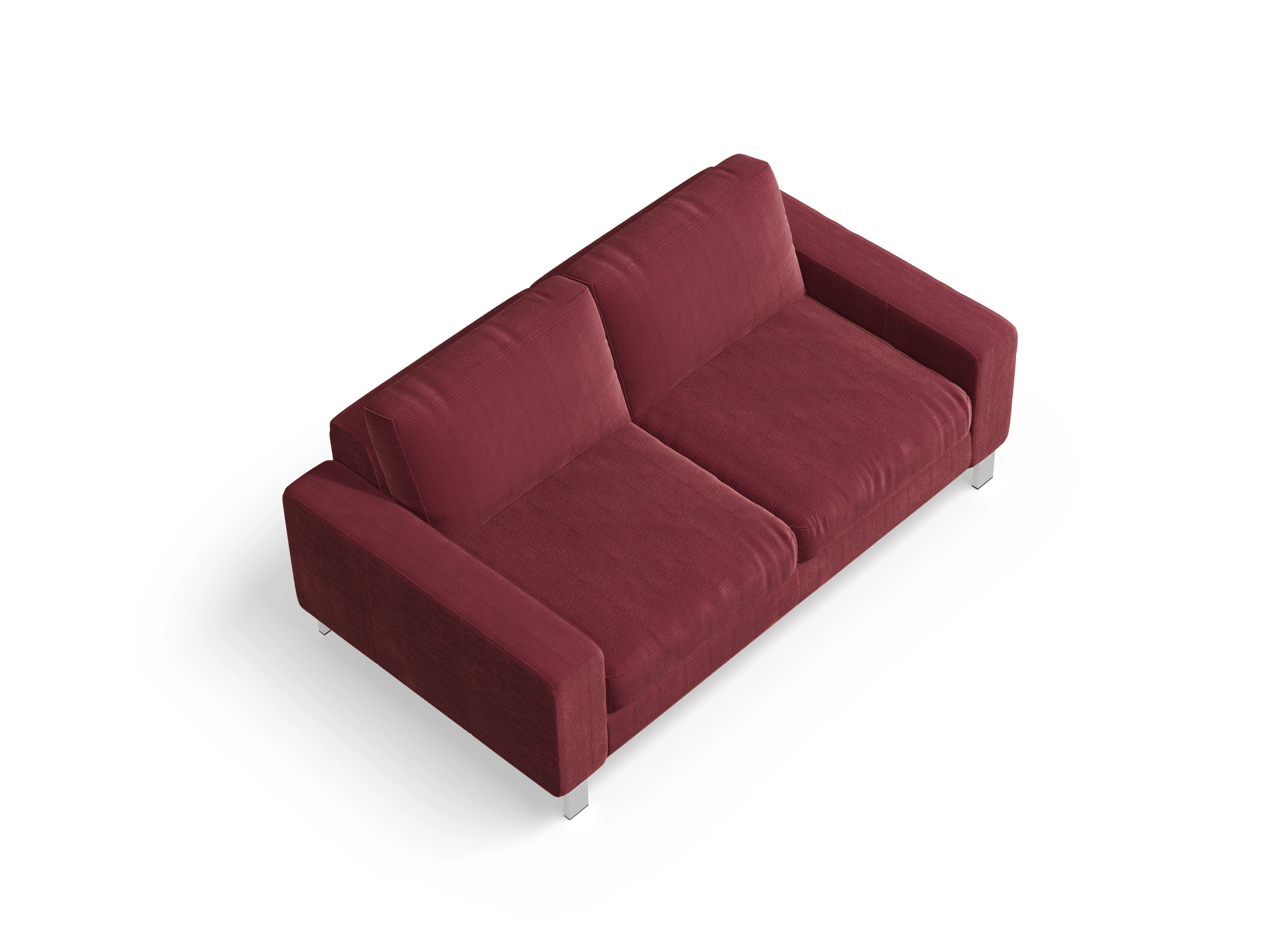 Indiana 2-Sitzer Sofa Large Ansicht des Produktes Indiana 2-Sitzer Sofa in Stoff Rot