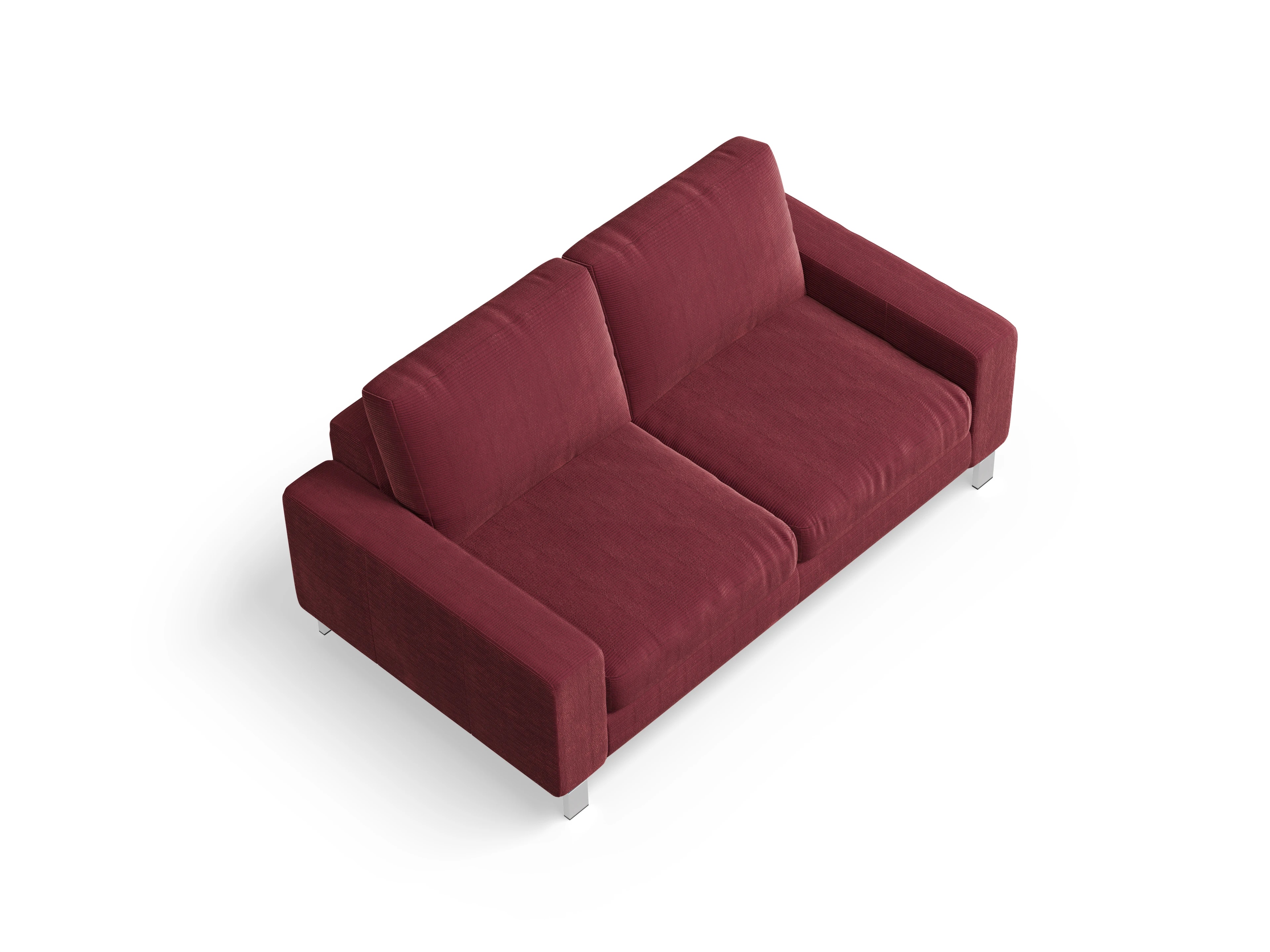 Indiana 2-Sitzer Sofa Large Ansicht des Produktes Indiana 2-Sitzer Sofa in Stoff Rot