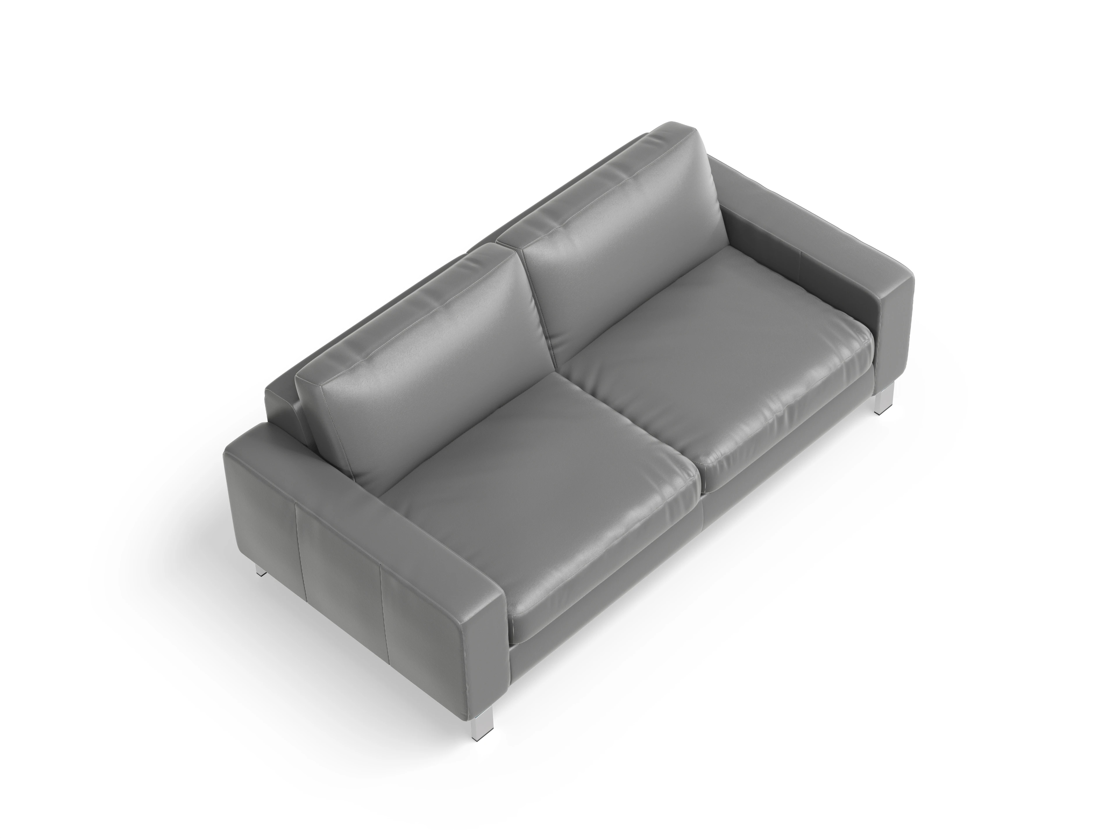 Indiana 2,5-Sitzer Sofa Ansicht des Produktes Indiana 2,5-Sitzer Sofa in Leder Grau