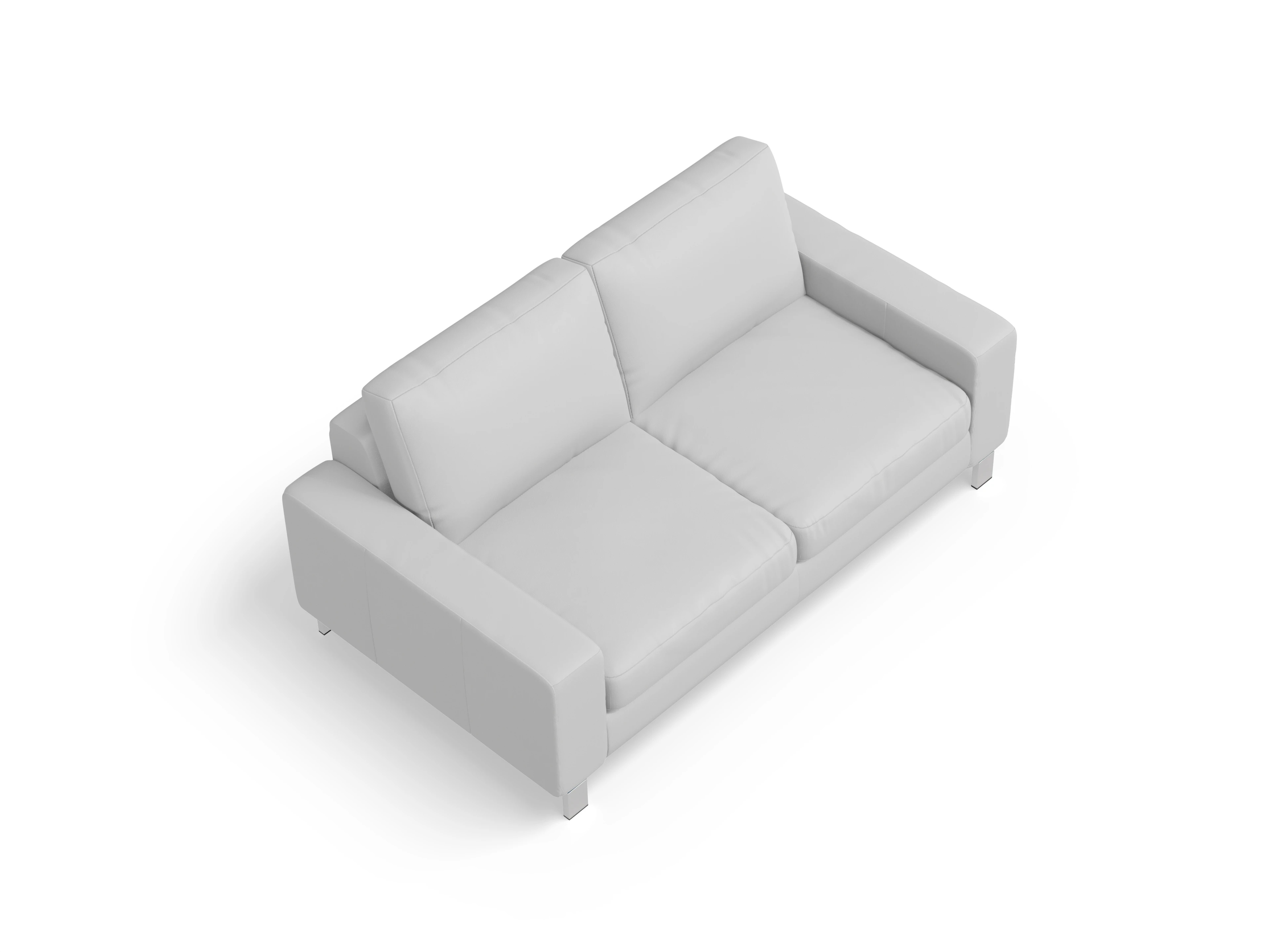 Indiana 2-Sitzer Sofa Large Ansicht des Produktes Indiana 2-Sitzer Sofa in Leder Grau
