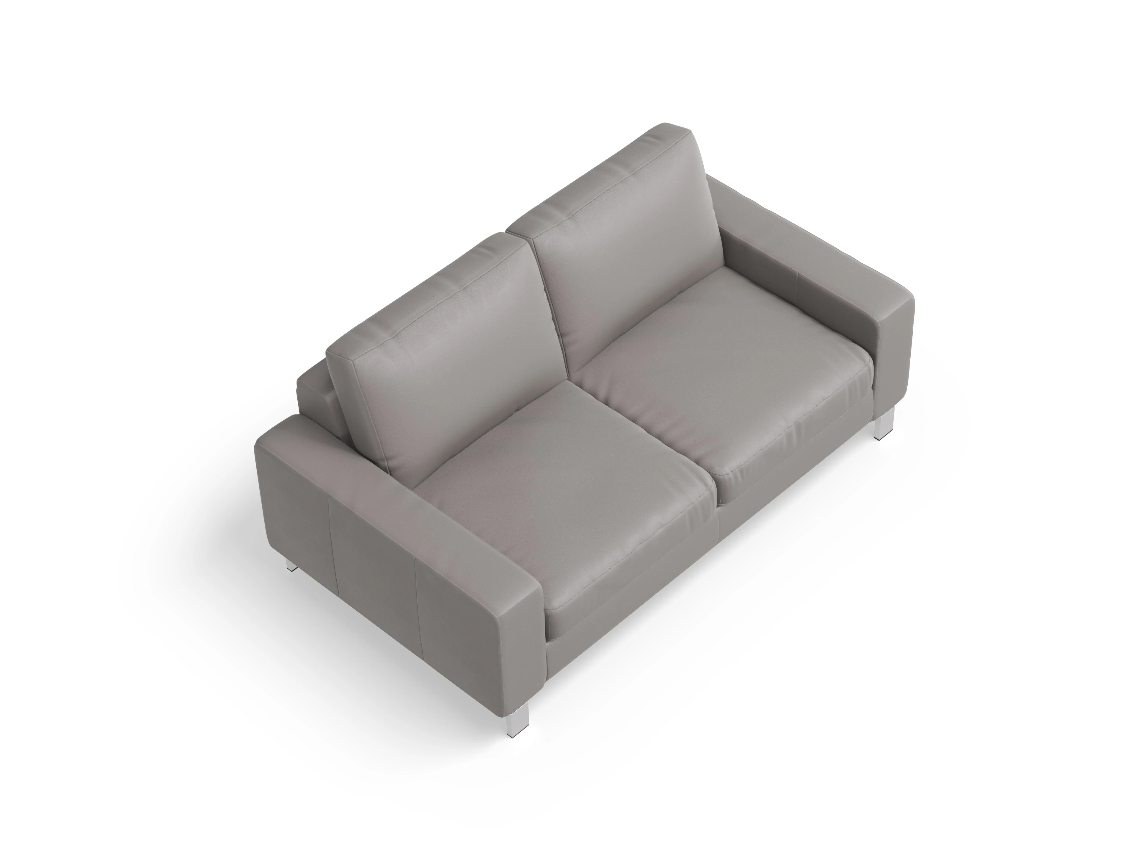 Indiana 2-Sitzer Sofa Large Ansicht des Produktes Indiana 2-Sitzer Sofa in Leder Grau