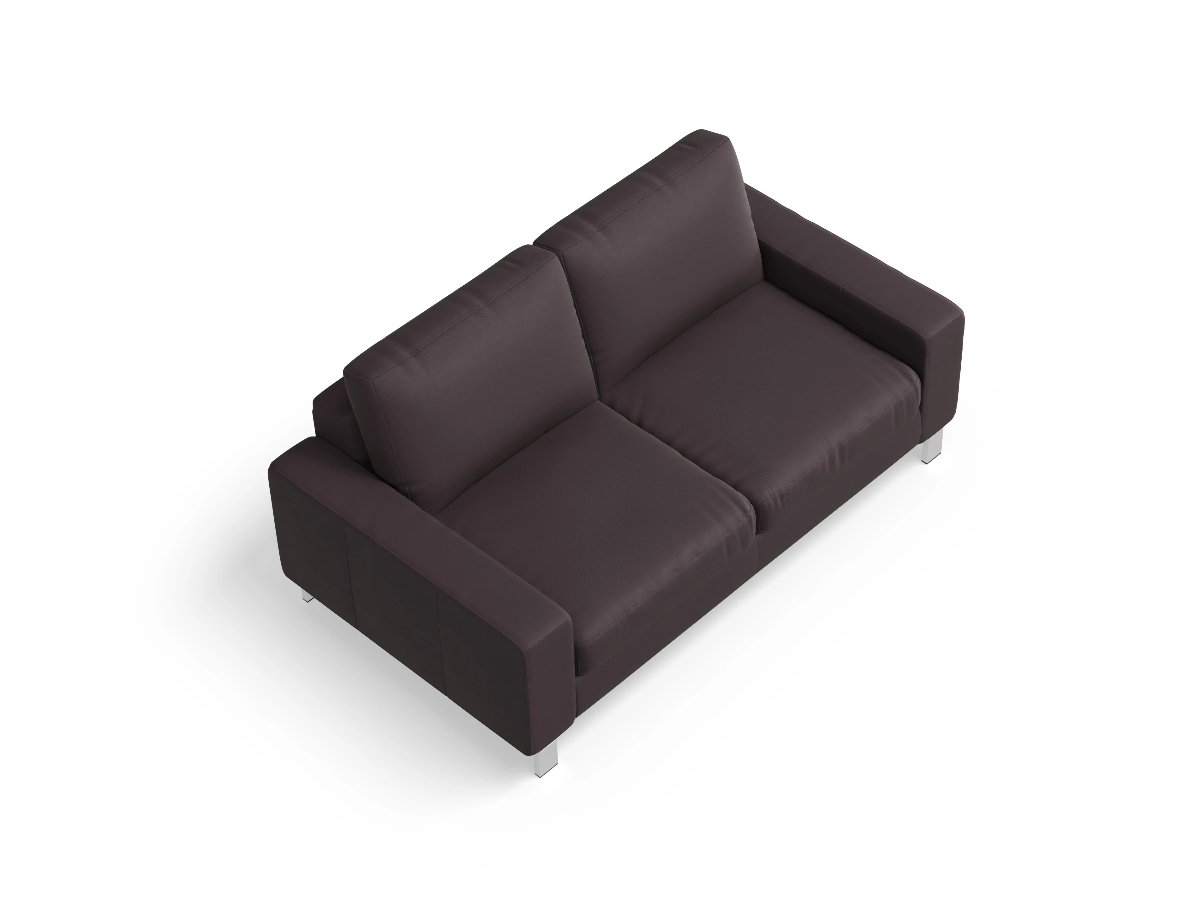 Indiana 2-Sitzer Sofa Large Ansicht des Produktes Indiana 2-Sitzer Sofa in Leder Braun