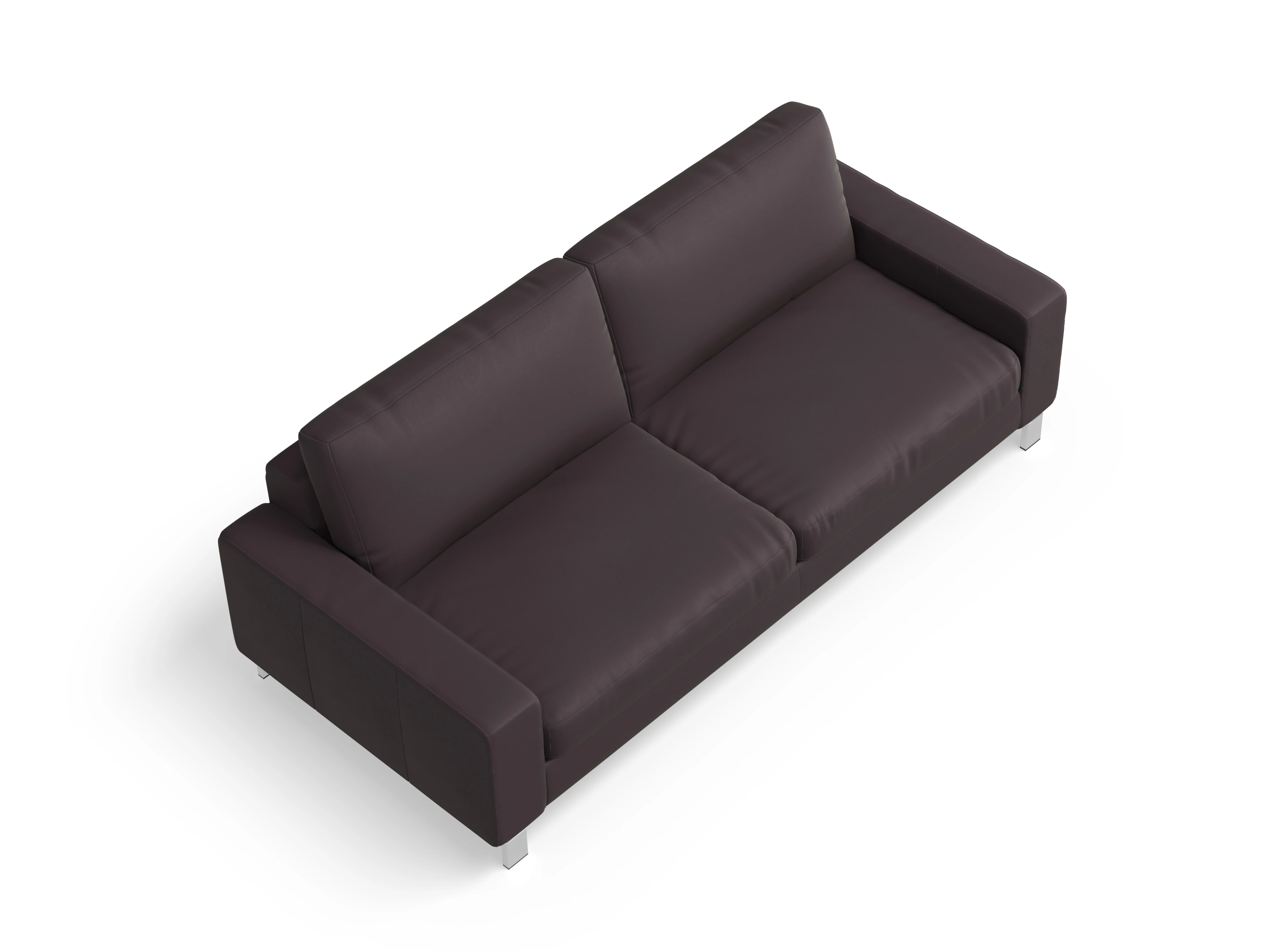 Indiana 3-Sitzer Sofa Ansicht des Produktes Indiana 3-Sitzer Sofa in Leder Braun
