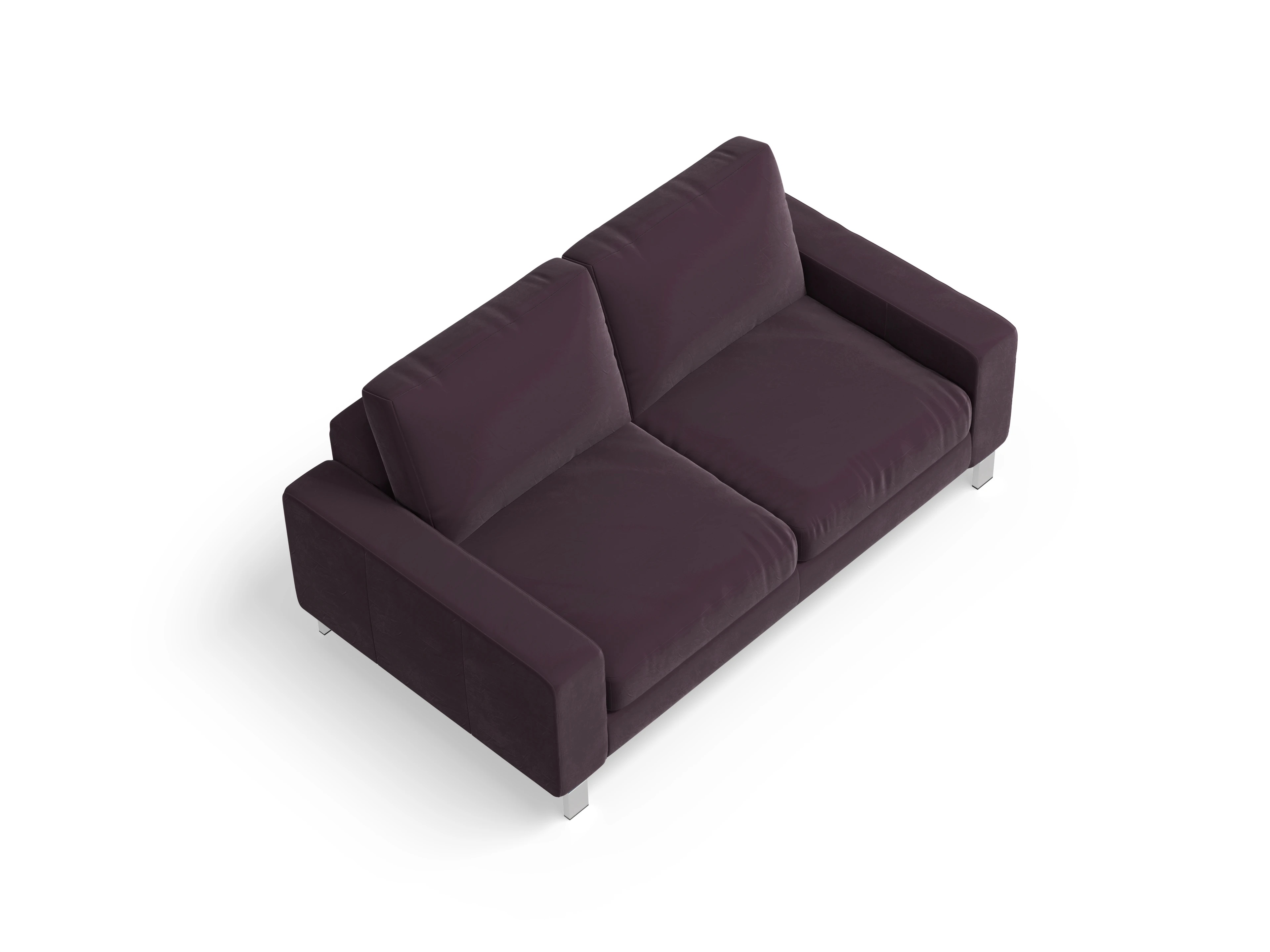 Indiana 2-Sitzer Sofa Large Ansicht des Produktes Indiana 2-Sitzer Sofa in Stoff Lila