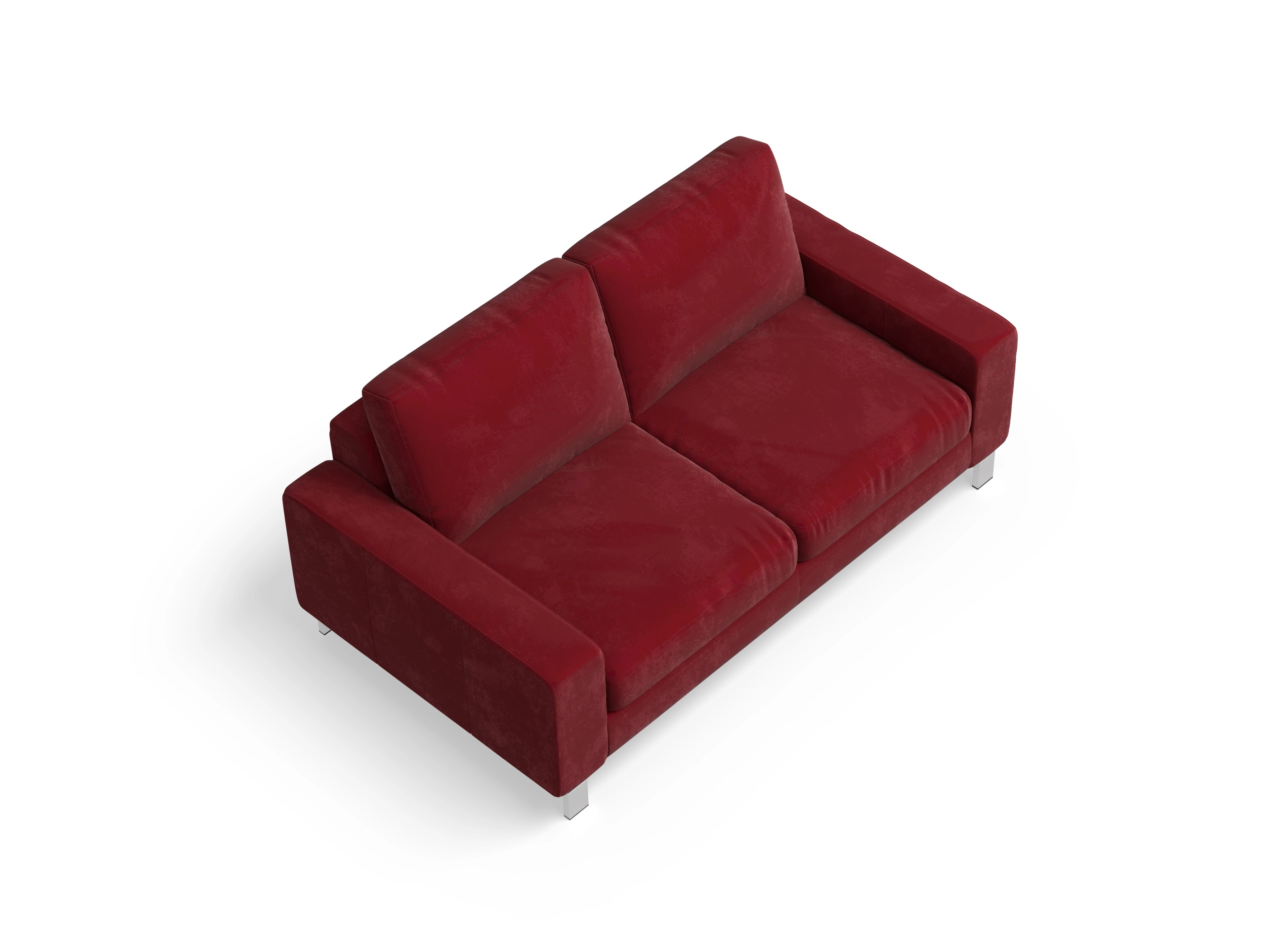 Indiana 2-Sitzer Sofa Large Ansicht des Produktes Indiana 2-Sitzer Sofa in Stoff Rot