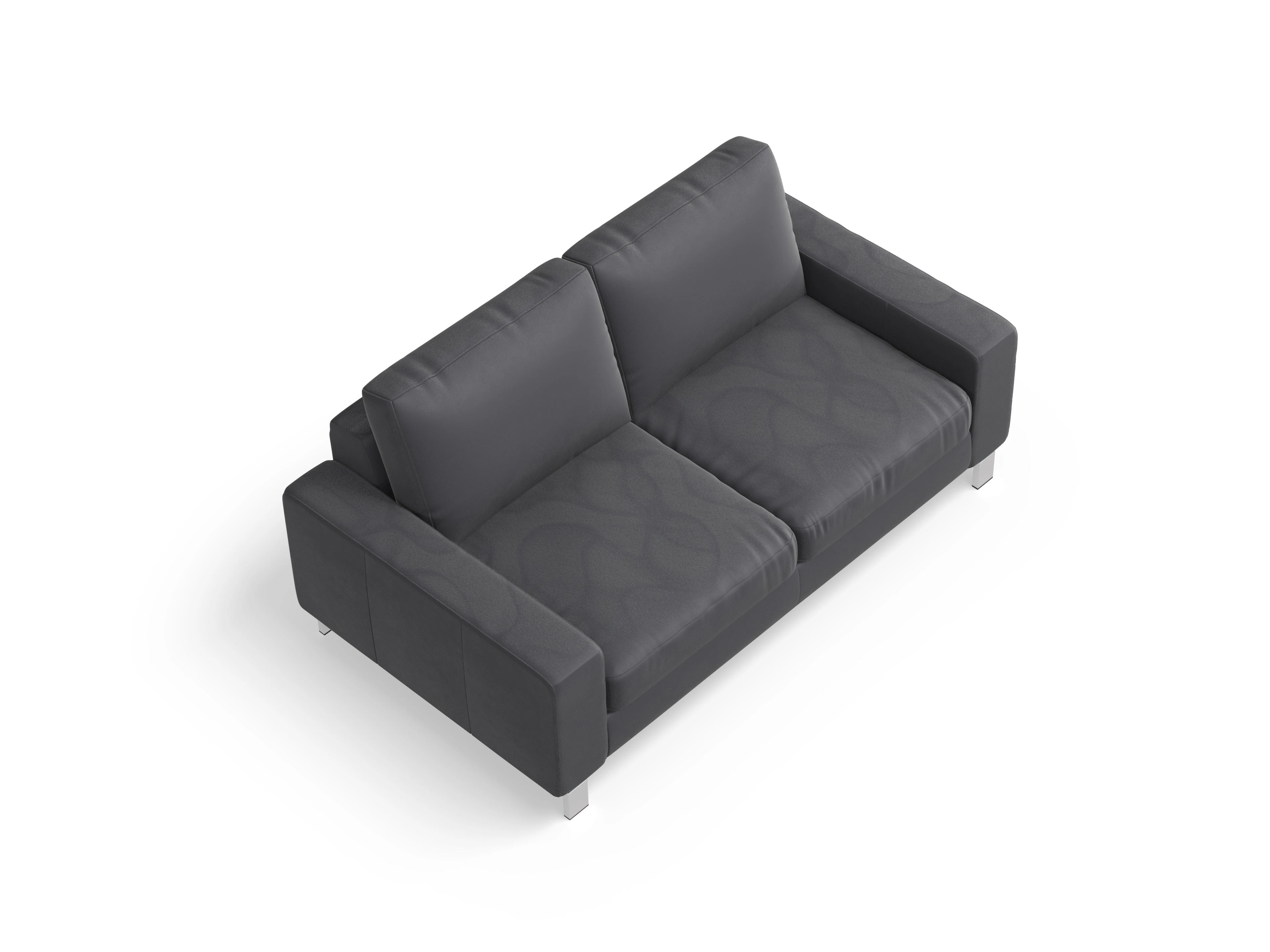 Indiana 2-Sitzer Sofa Large Ansicht des Produktes Indiana 2-Sitzer Sofa in Leder Grau
