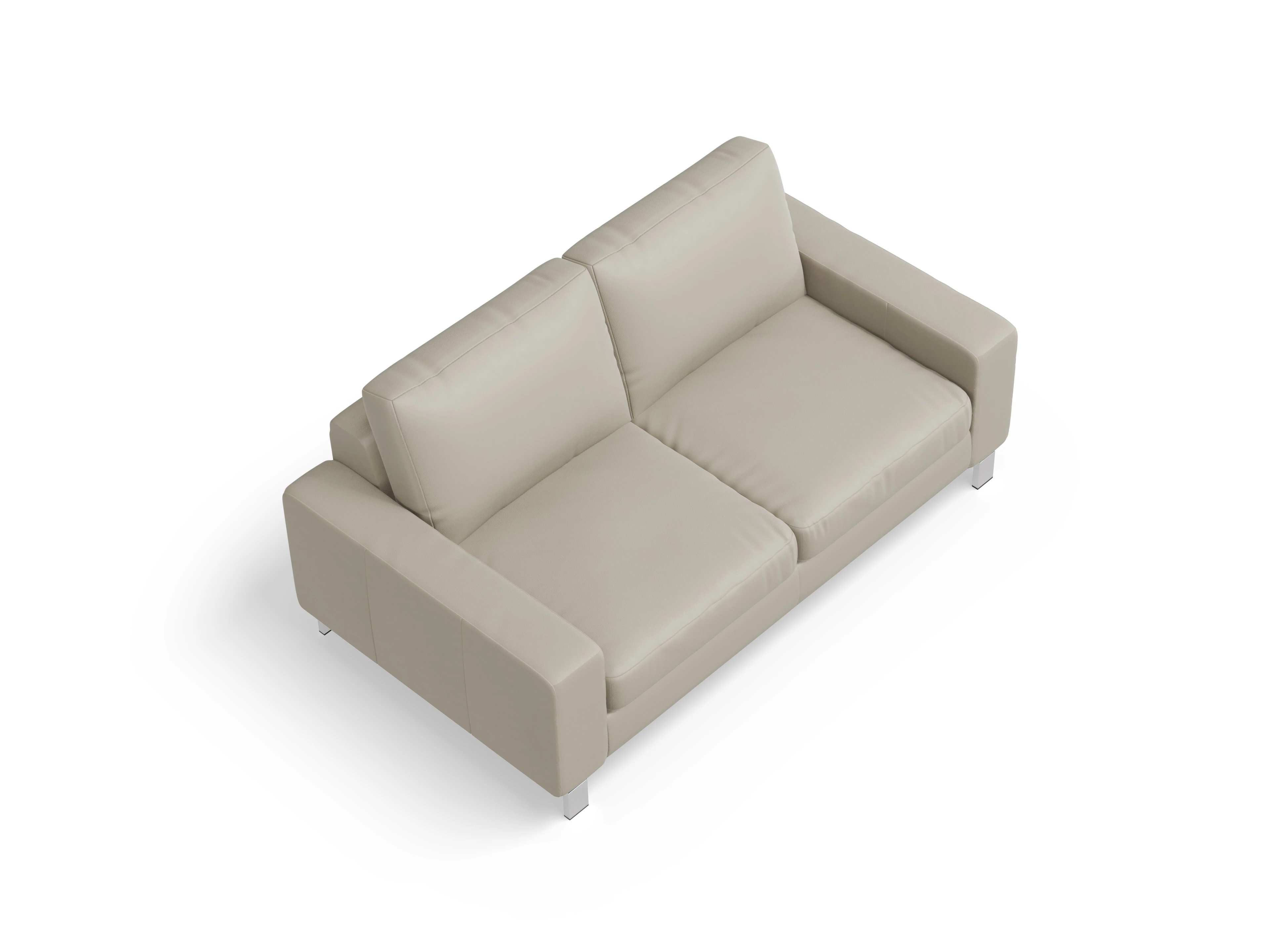 Indiana 2-Sitzer Sofa Large Ansicht des Produktes Indiana 2-Sitzer Sofa in Leder Beige