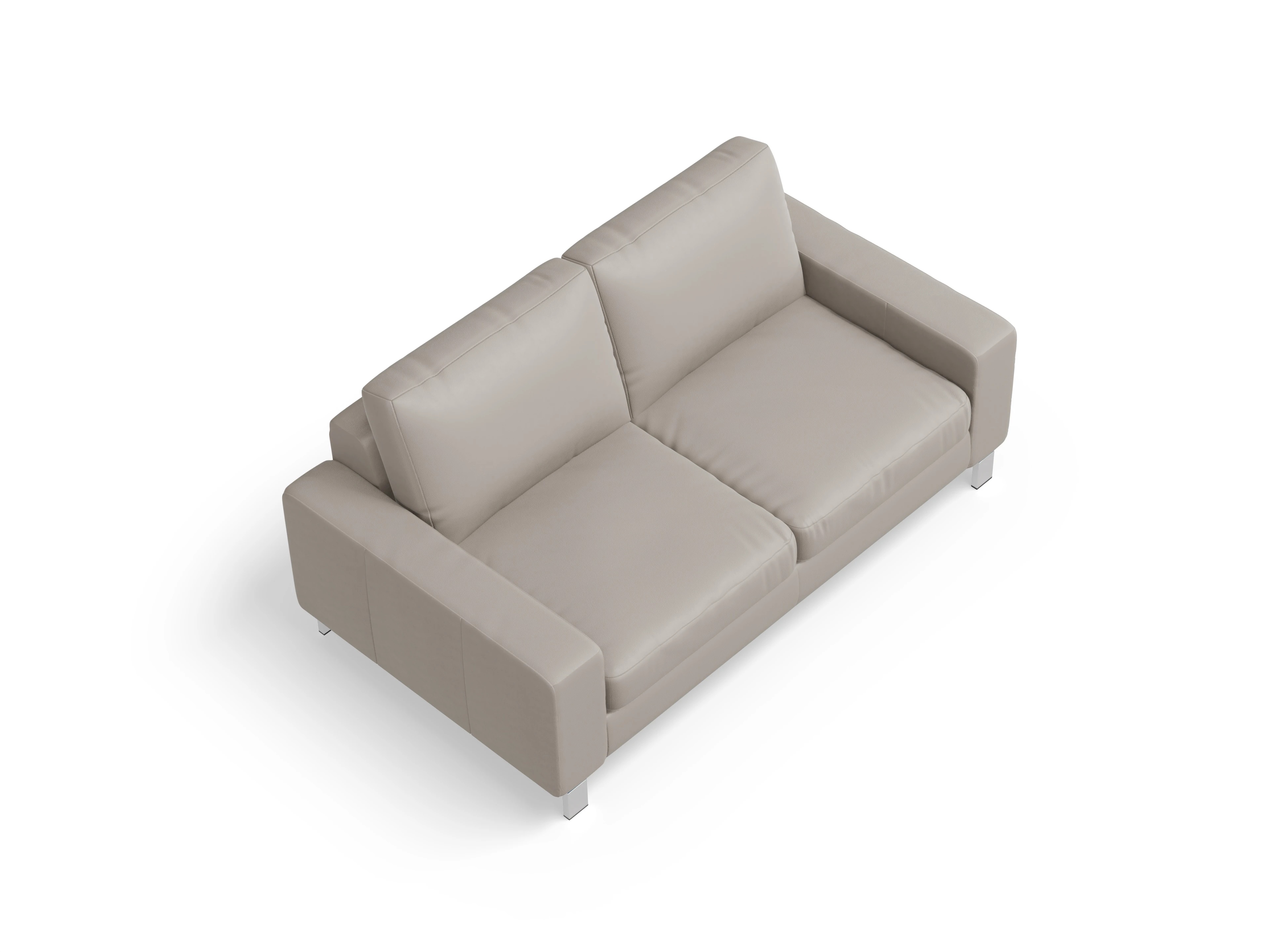 Indiana 2-Sitzer Sofa Large Ansicht des Produktes Indiana 2-Sitzer Sofa in Leder Braun